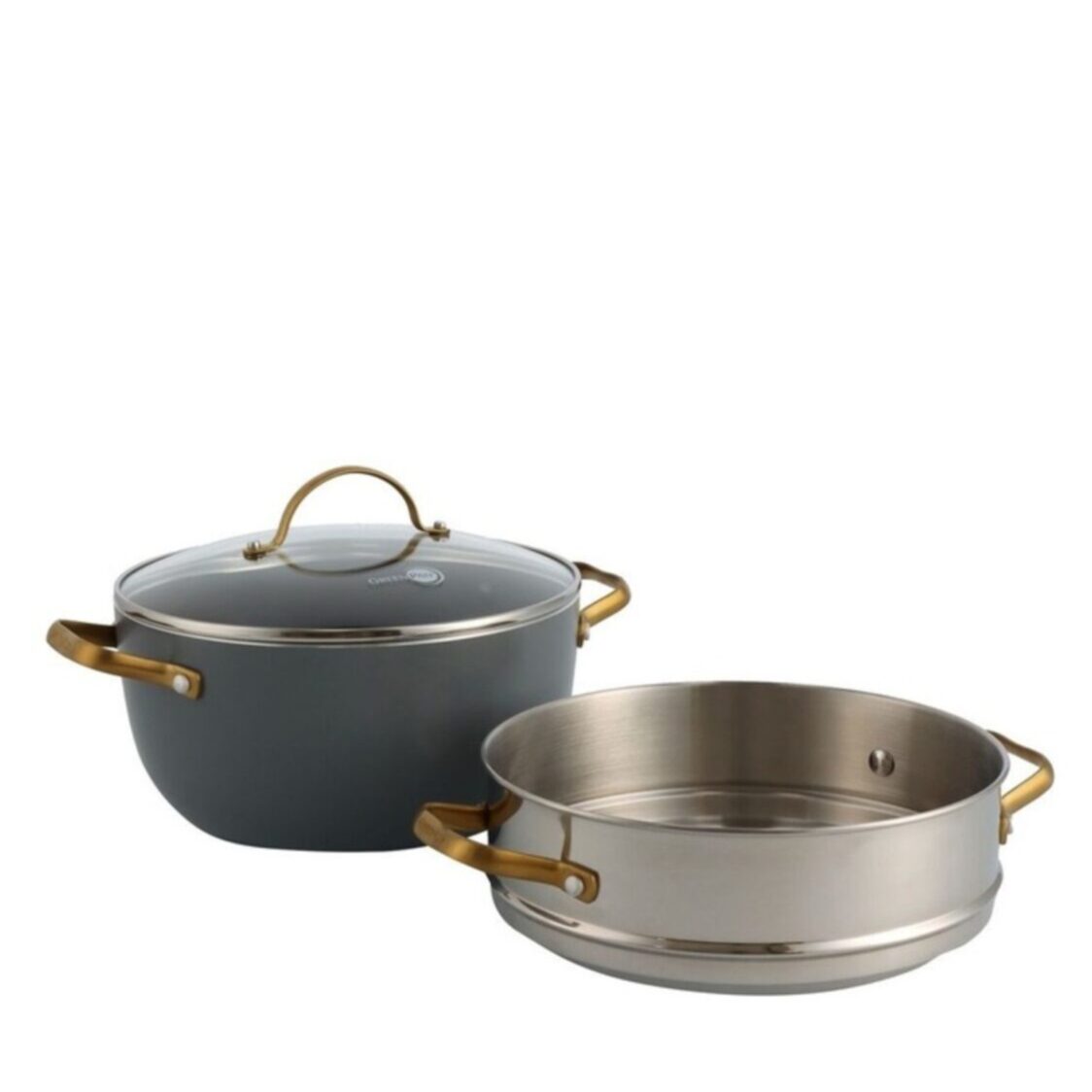 Greenpan Padova Healthy Ceramic 5pcs Cooking Set - Grey GPPA014893 - Metro Singapore Departmental Store - Celebrating 69 Years in SG
