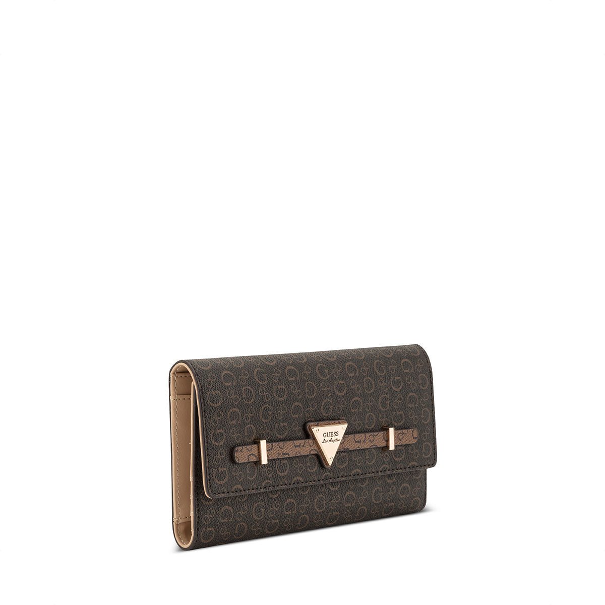 Guess Aria SLG Flap Clutch - Natural Multi - Metro Singapore Departmental Store - Celebrating 69 Years in SG