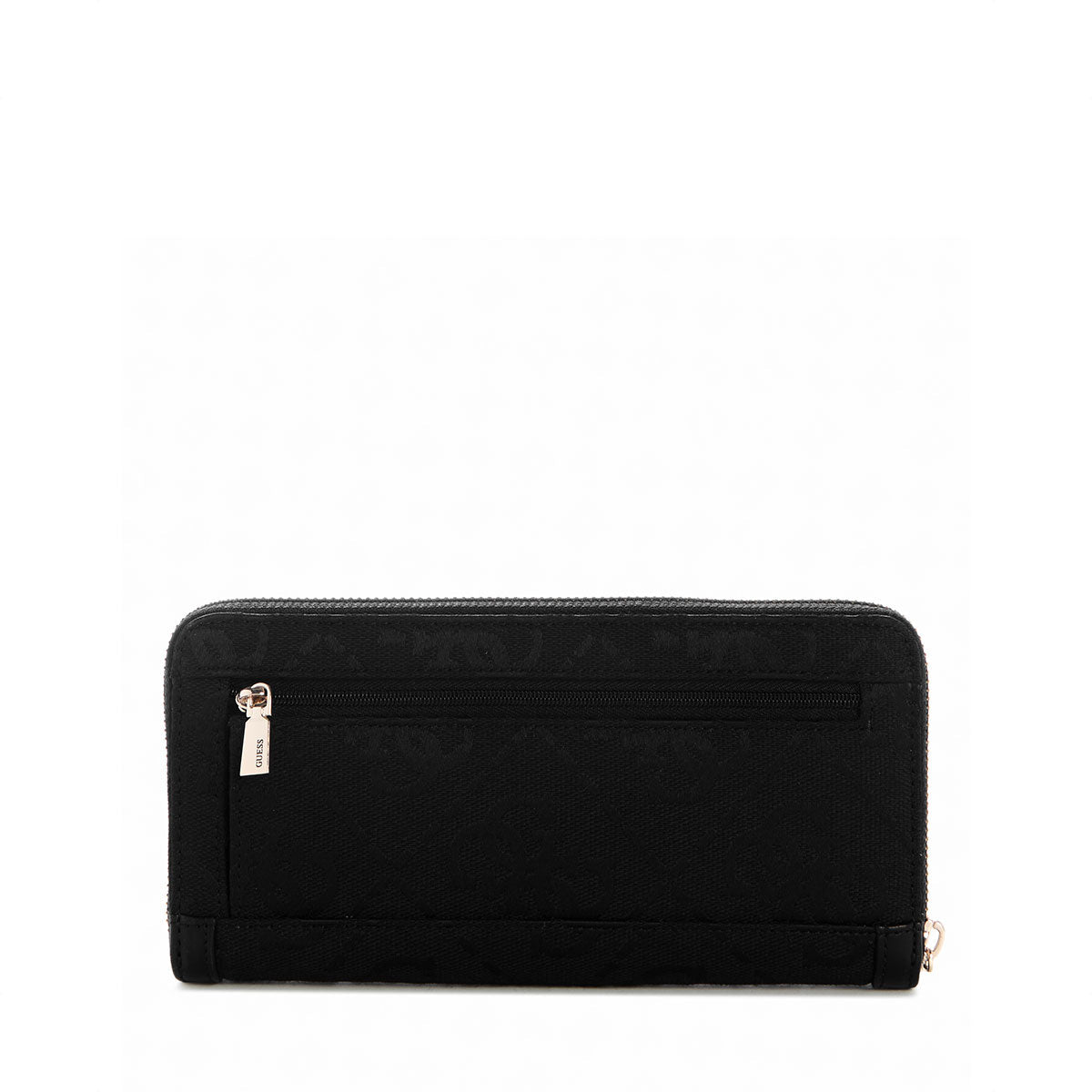 Guess Audrey Logo Slg Lrg Zip Around - Black Logo - Metro Singapore Departmental Store - Celebrating 69 Years in SG