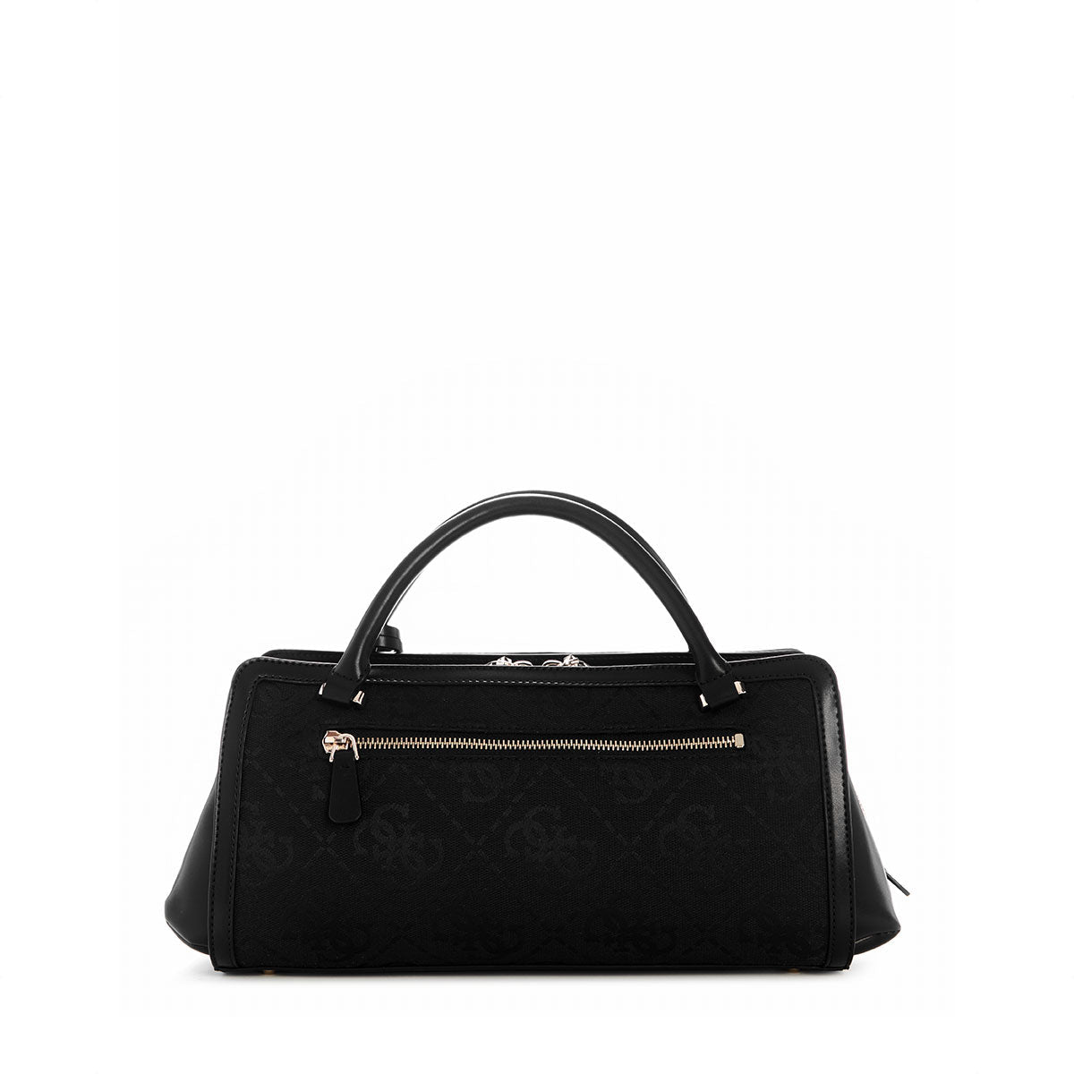 Guess Audrey Logo Sml Gfrnd Satchel - Black Logo - Metro Singapore Departmental Store - Celebrating 69 Years in SG