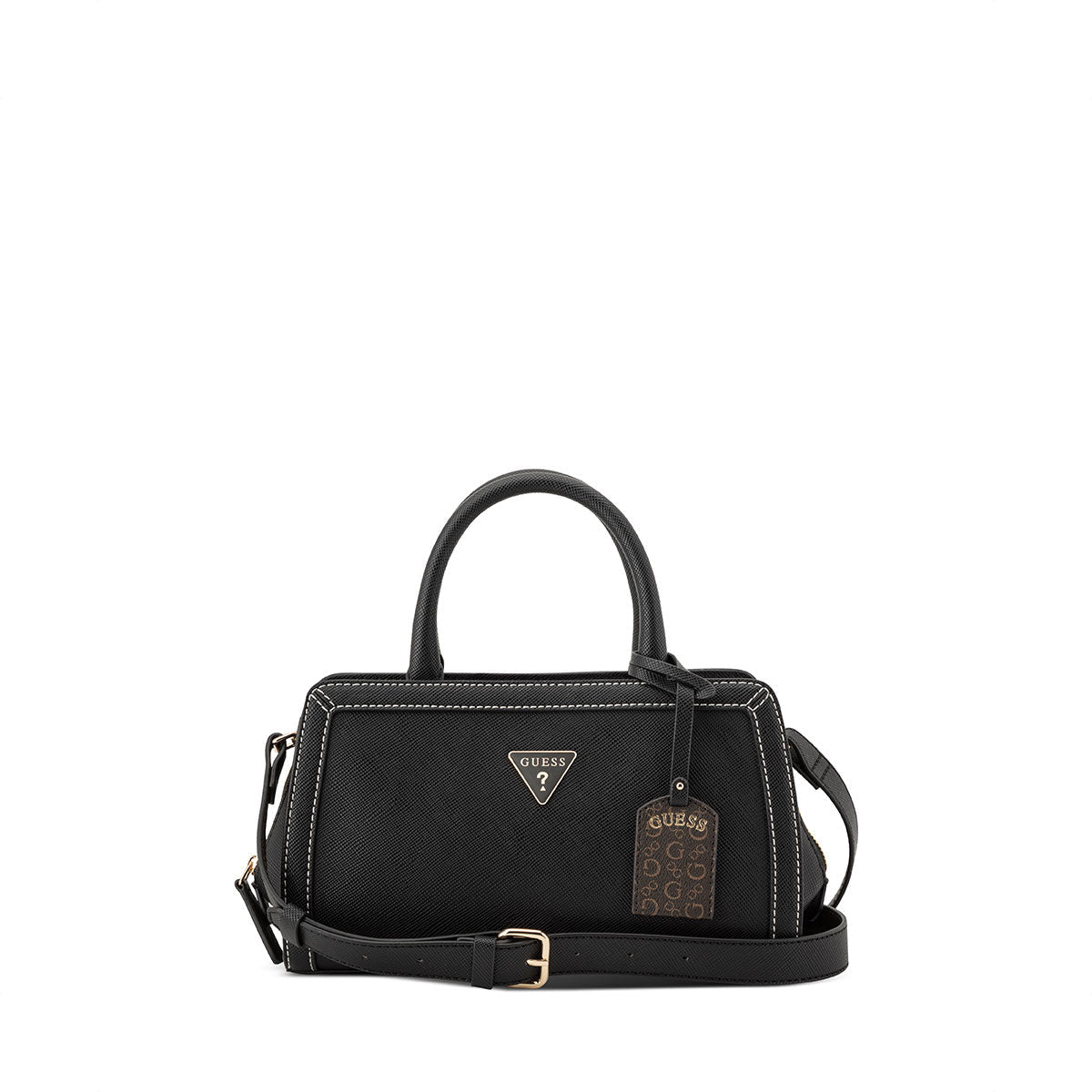 Guess Cadence Satchel - Black - Metro Singapore Departmental Store - Celebrating 69 Years in SG
