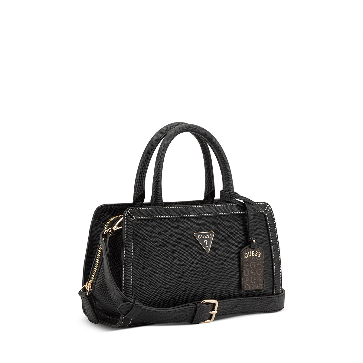 Guess Cadence Satchel - Black - Metro Singapore Departmental Store - Celebrating 69 Years in SG