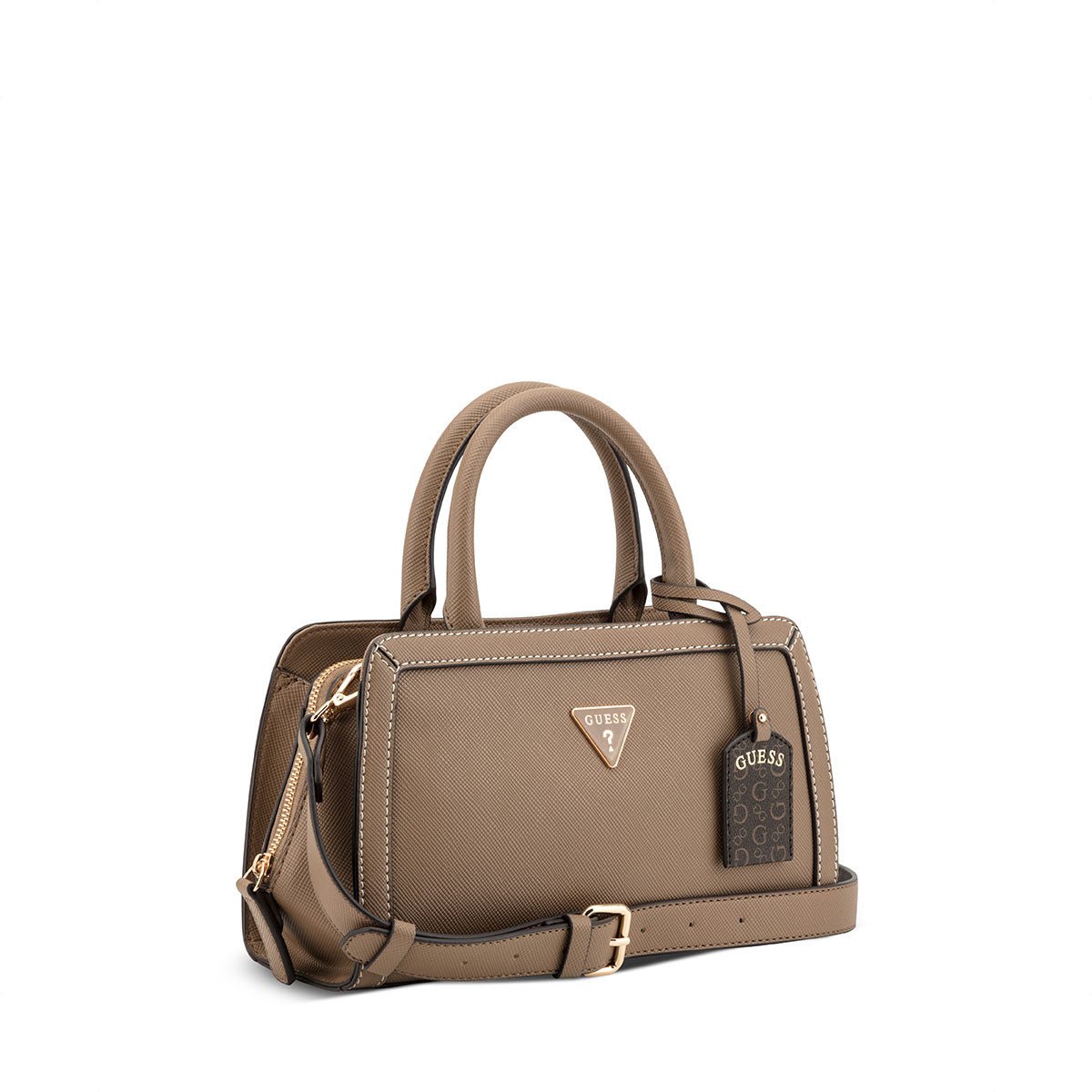 Guess Cadence Satchel - Cocoa - Metro Singapore Departmental Store - Celebrating 69 Years in SG