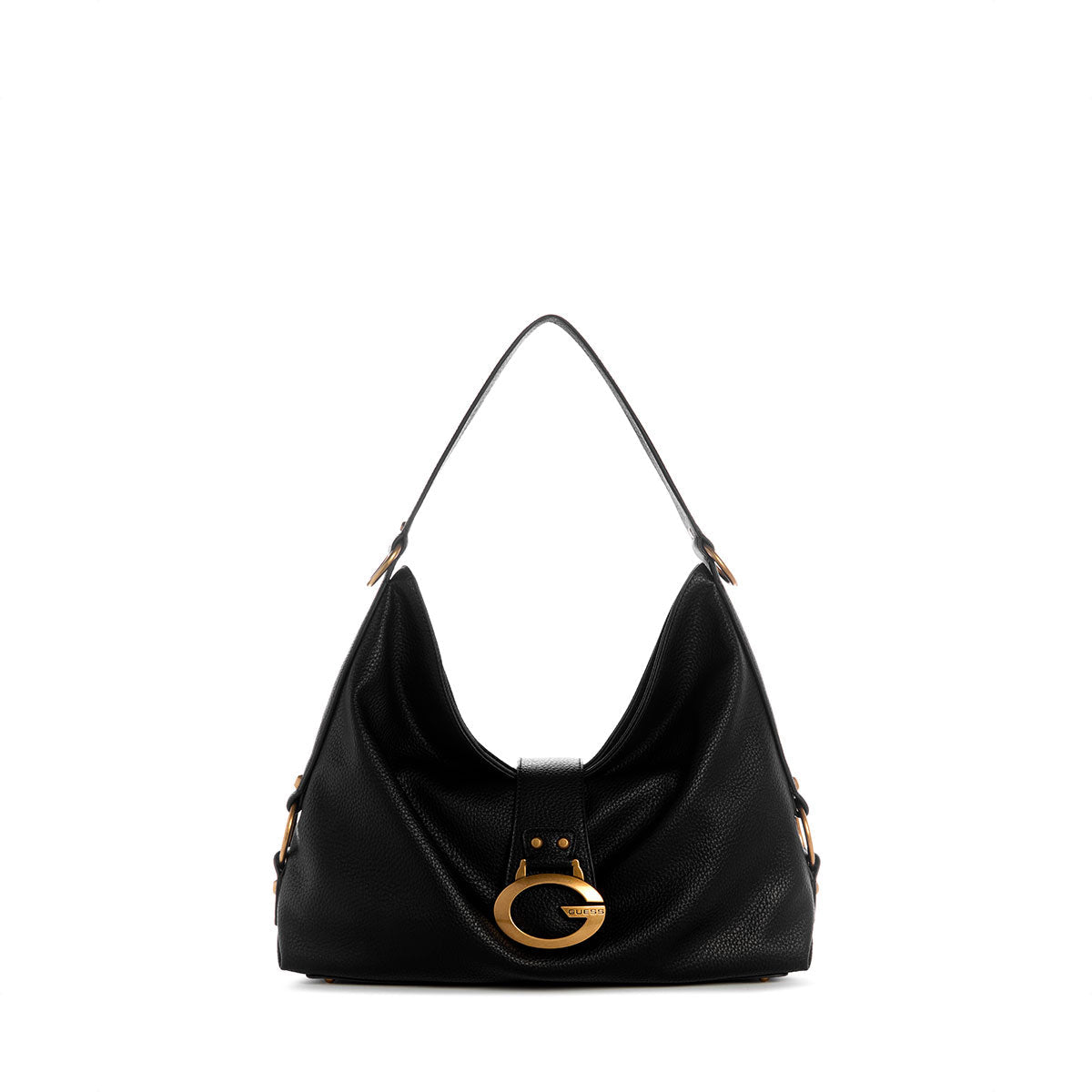 Guess Camden Large Shoulder Bag - Black - Metro Singapore Departmental Store - Celebrating 69 Years in SG