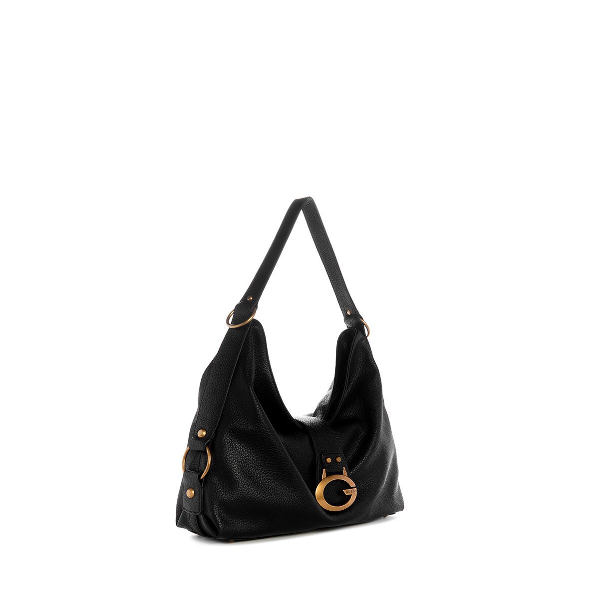 Guess Camden Large Shoulder Bag - Black - Metro Singapore Departmental Store - Celebrating 69 Years in SG