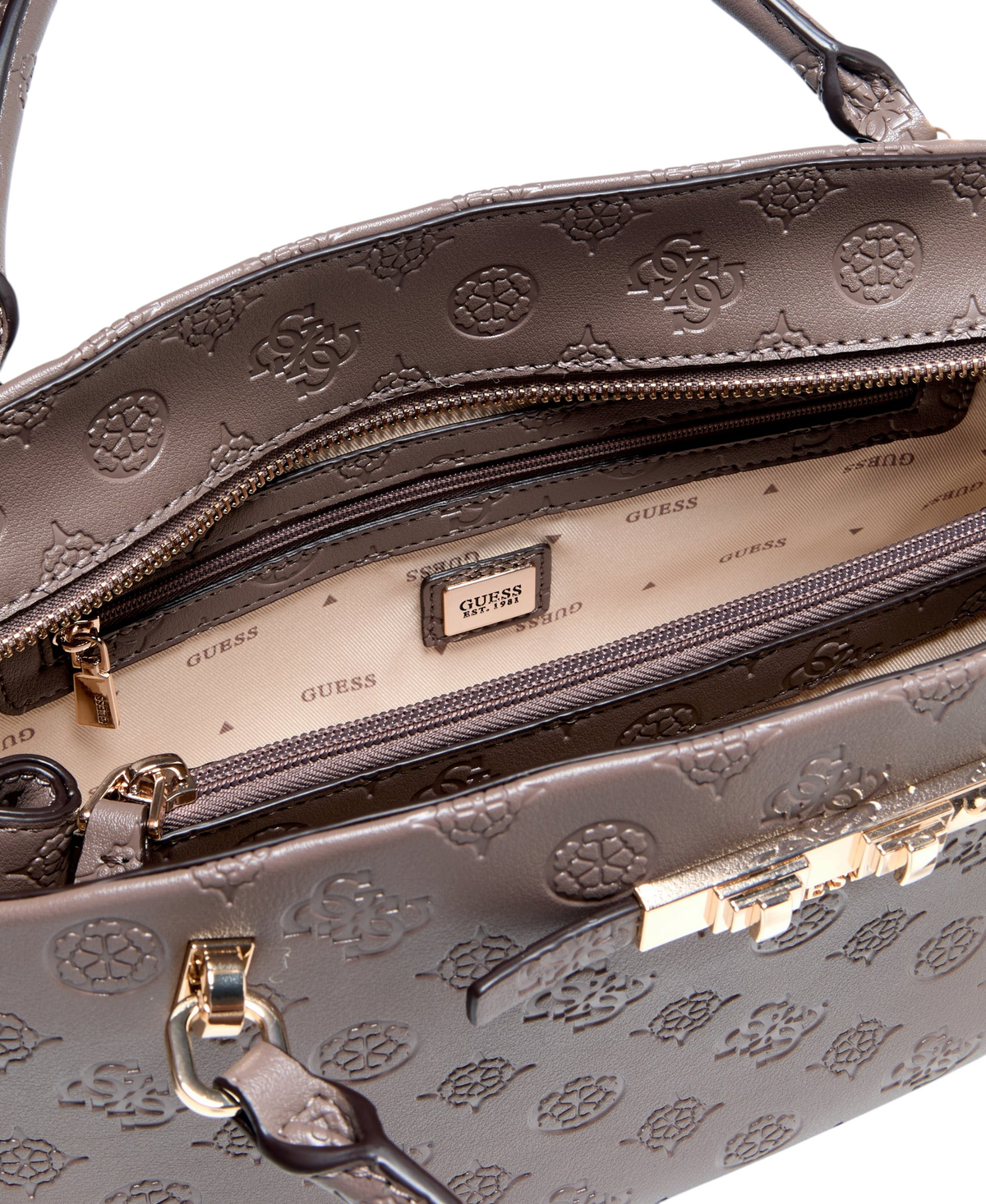 Guess Carmella 3 Comp Satchel - Metro Singapore Departmental Store - Celebrating 69 Years in SG