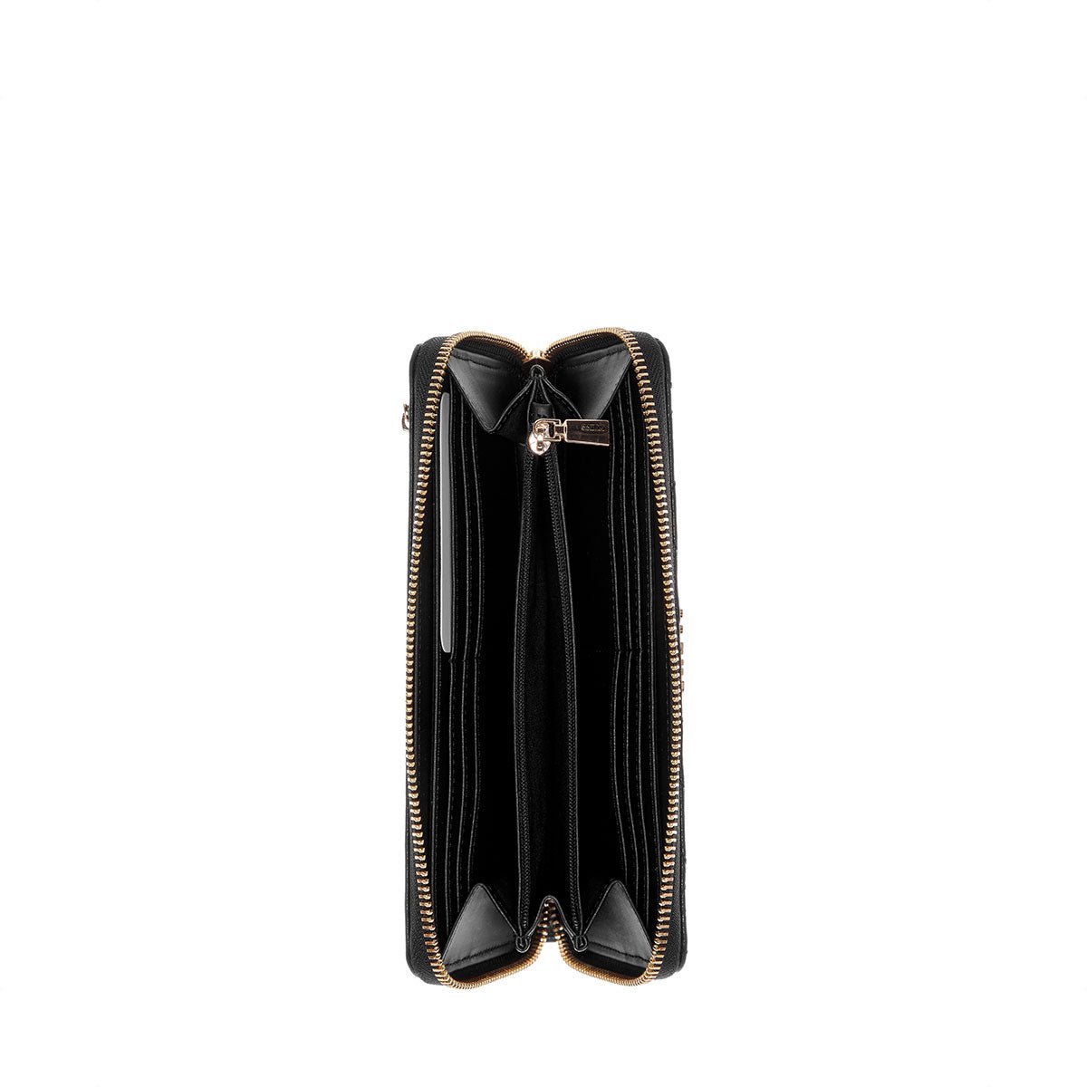 Guess Ella Logo SLG Large Zip Around - Black Logo - Metro Singapore Departmental Store - Celebrating 69 Years in SG