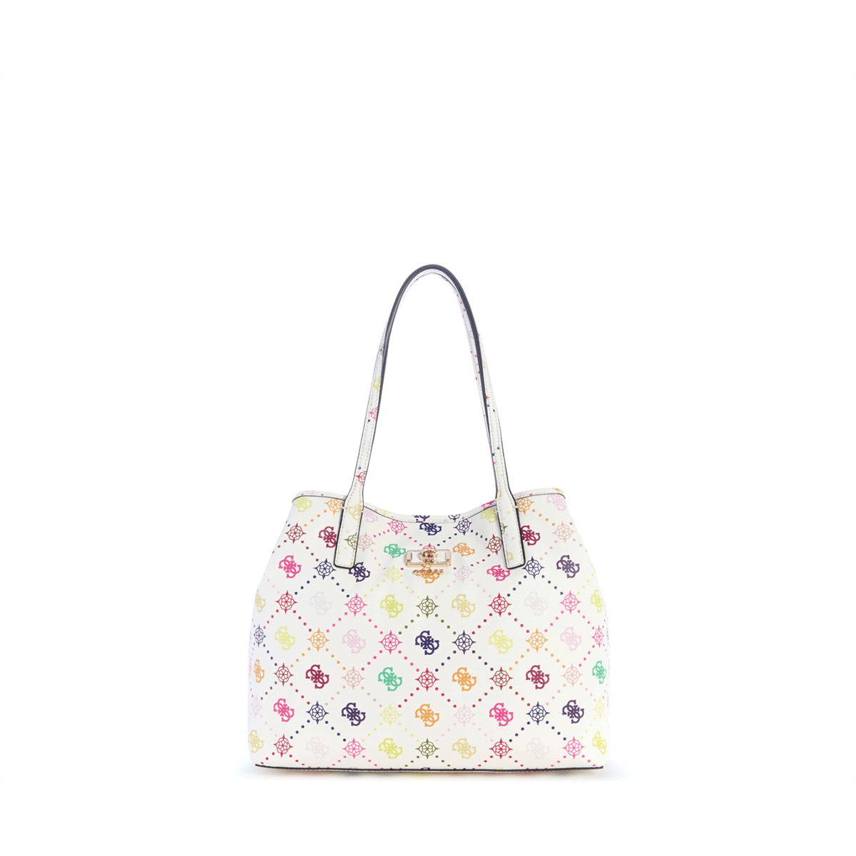 Guess Emelie Logo 2 in 1 Tote - multi Logo - Metro Singapore Departmental Store - Celebrating 69 Years in SG