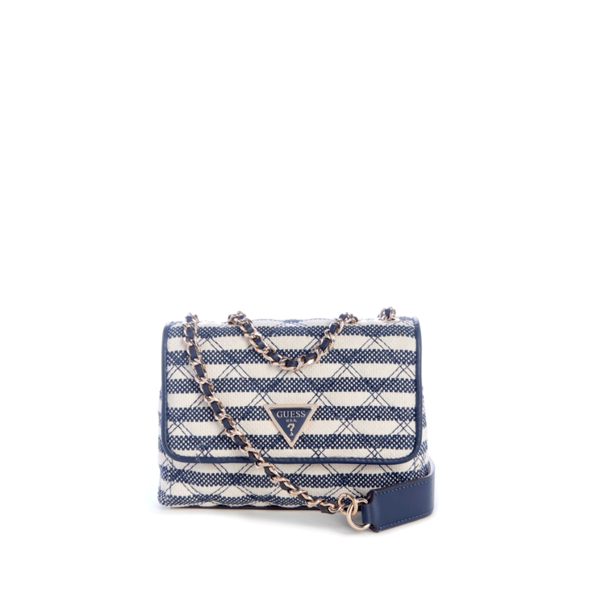Guess Giully Ii Mini 2 Comp Cvrt Flp - navy Multi - Metro Singapore Departmental Store - Celebrating 69 Years in SG