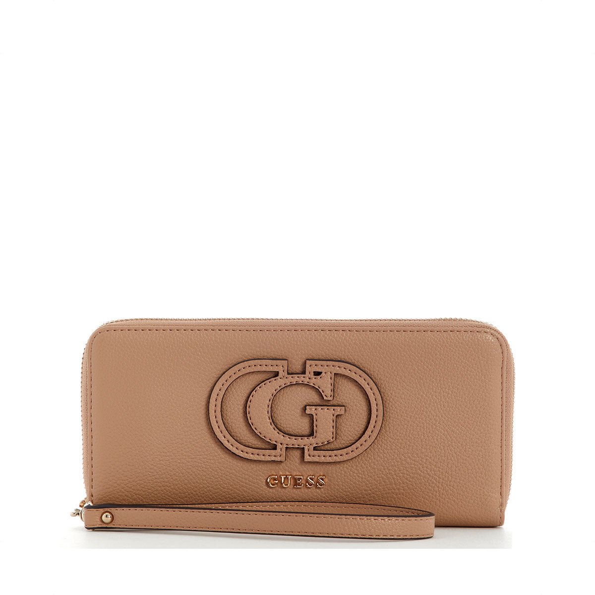 Guess Isola Slg Large Zip Around - Beige - Metro Singapore Departmental Store - Celebrating 69 Years in SG