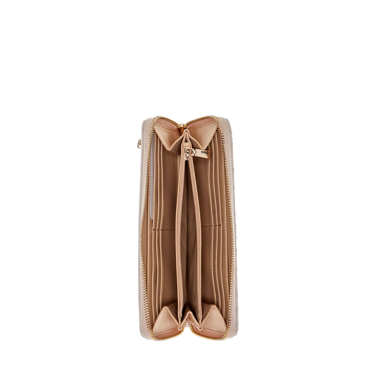 Guess Isola Slg Large Zip Around - Beige - Metro Singapore Departmental Store - Celebrating 69 Years in SG