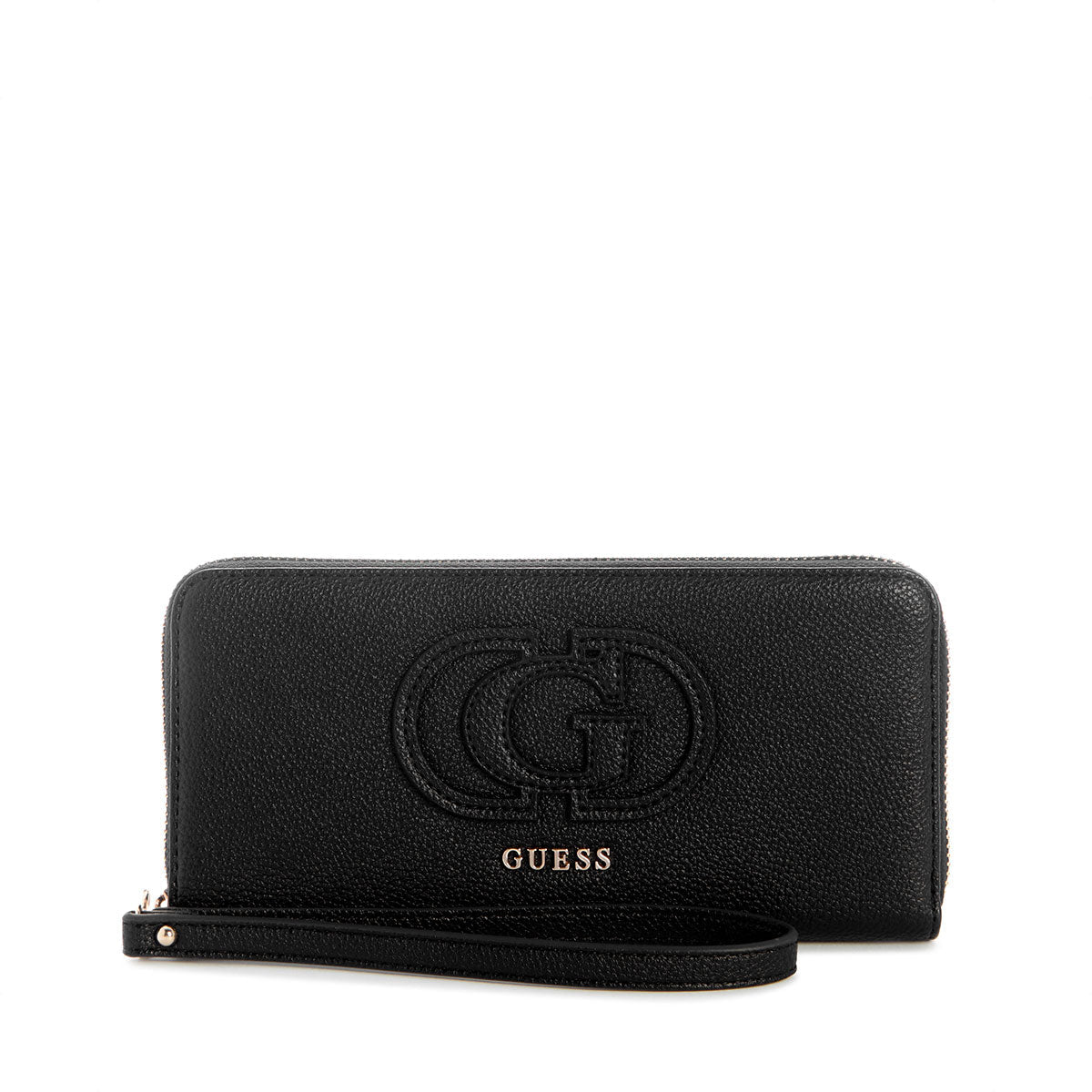 Guess Isola Slg Large Zip Around - Black - Metro Singapore Departmental Store - Celebrating 69 Years in SG