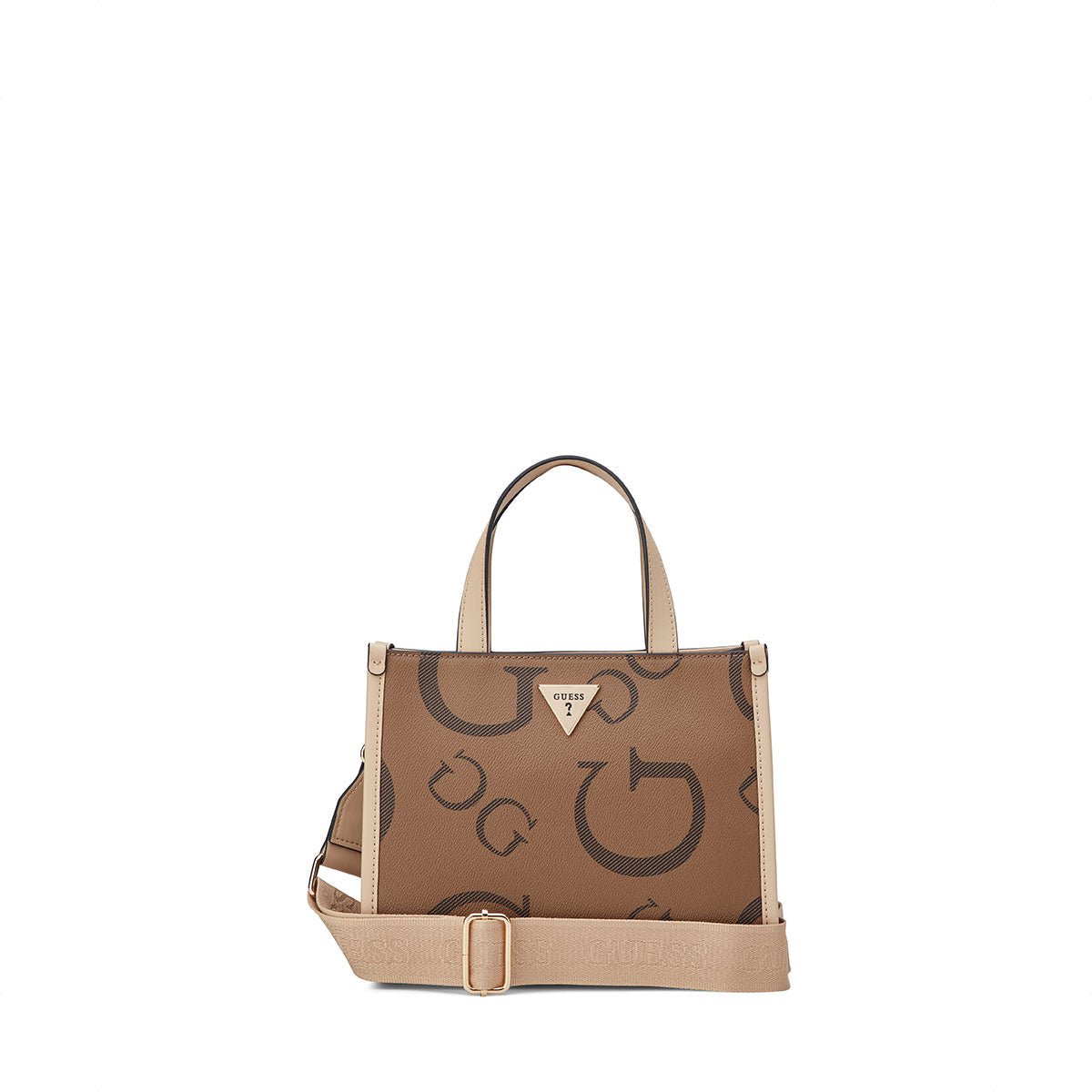 Guess Jackie Mini Small Tote - Cocoa - Metro Singapore Departmental Store - Celebrating 69 Years in SG