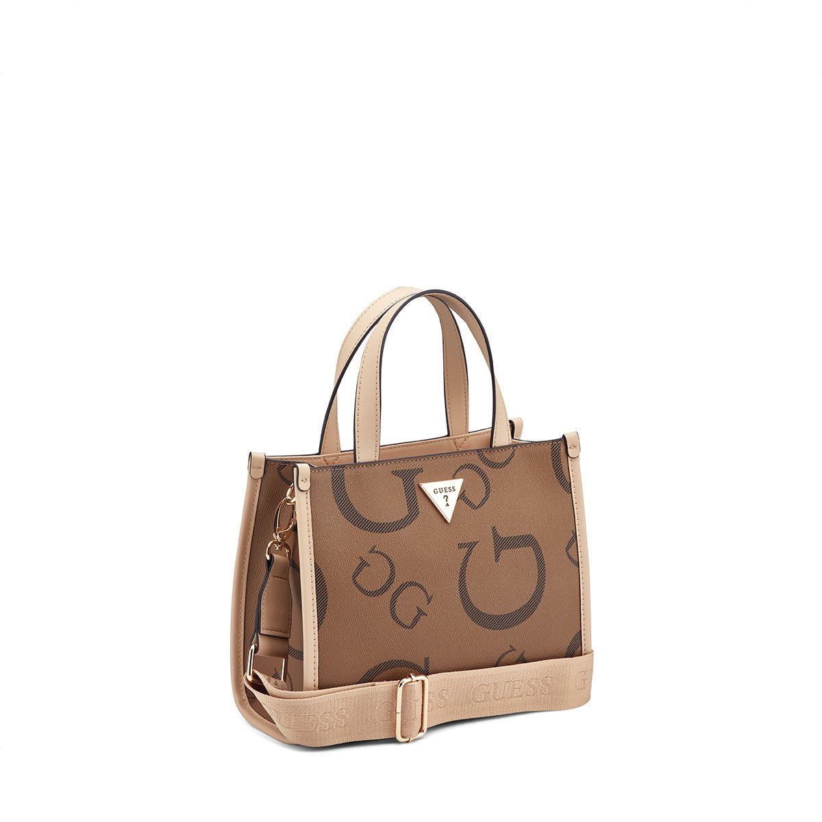 Guess Jackie Mini Small Tote - Cocoa - Metro Singapore Departmental Store - Celebrating 69 Years in SG