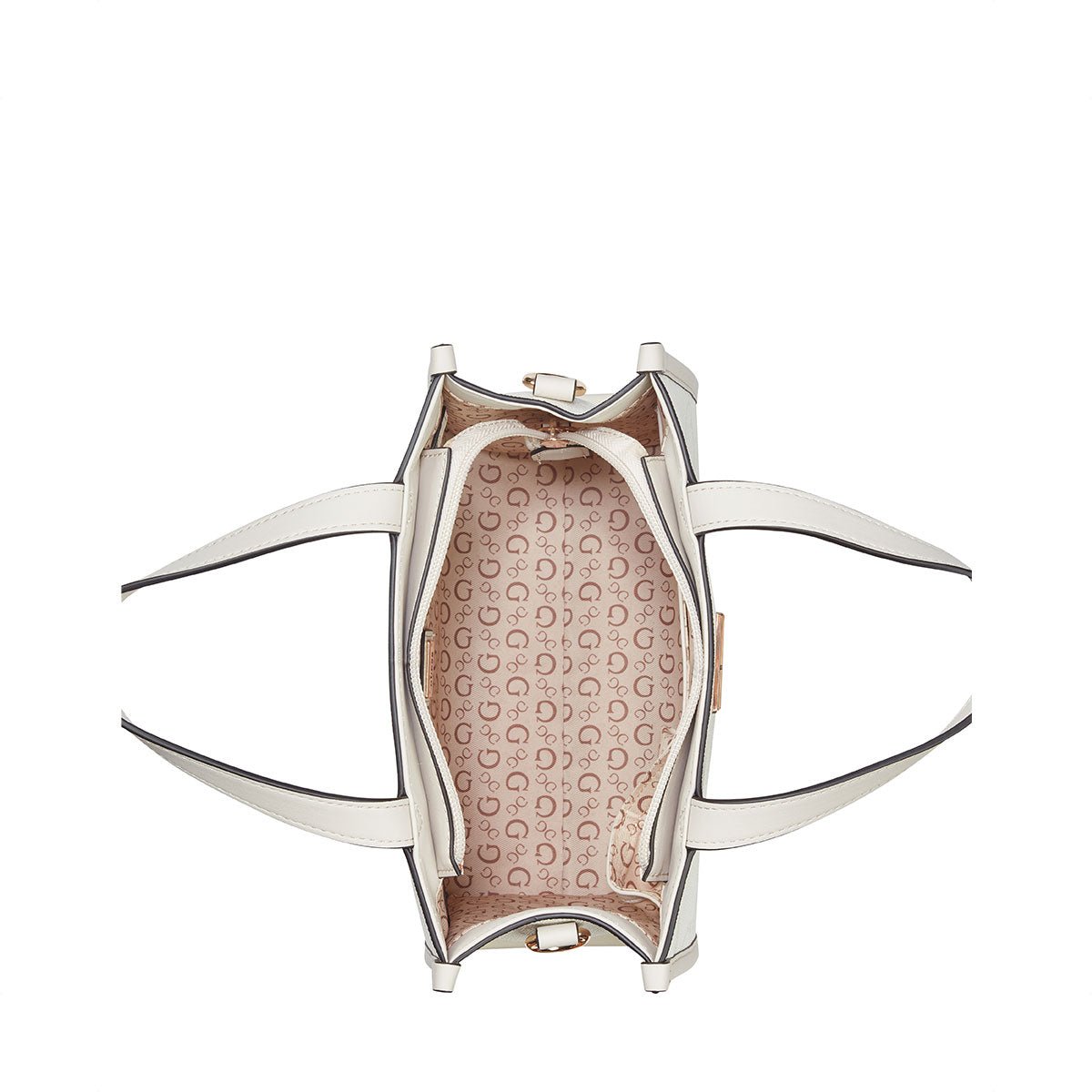 Guess Jackie Mini Small Tote - Cream - Metro Singapore Departmental Store - Celebrating 69 Years in SG