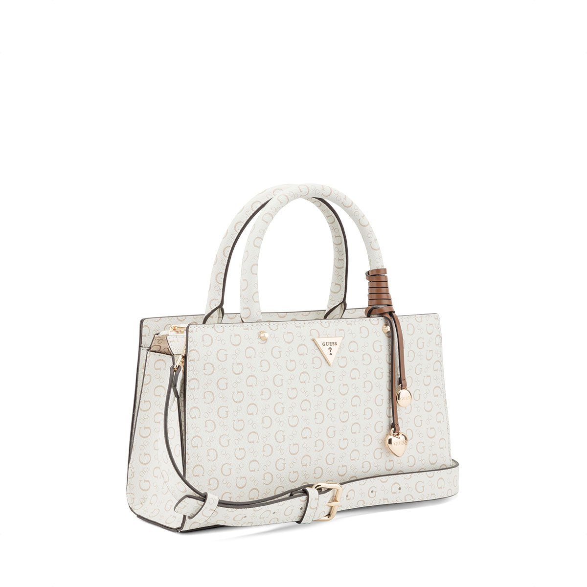 Guess Katy Satchel - White - Metro Singapore Departmental Store - Celebrating 69 Years in SG