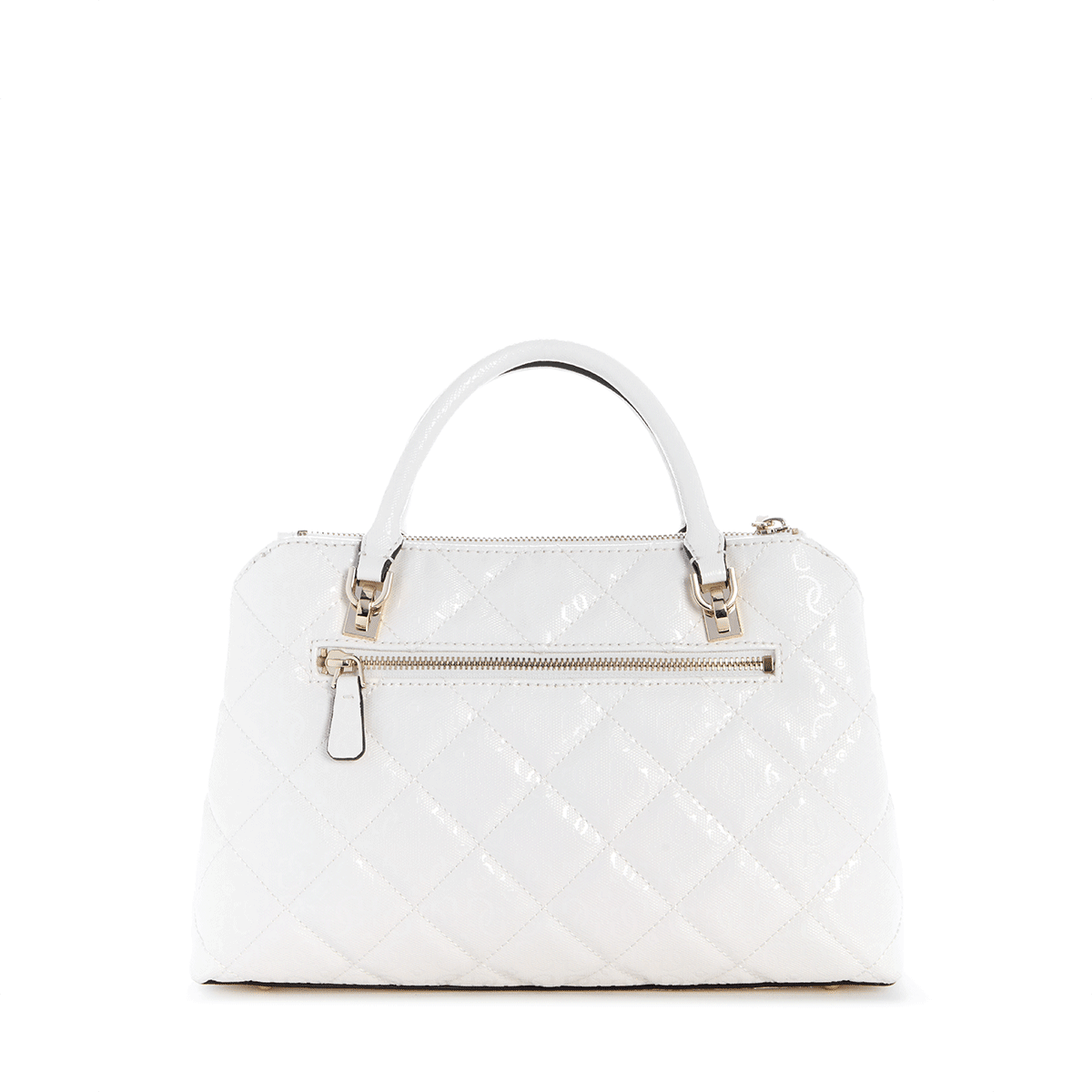 Guess Libby 2 Comp Satchel - off White - Metro Singapore Departmental Store - Celebrating 69 Years in SG