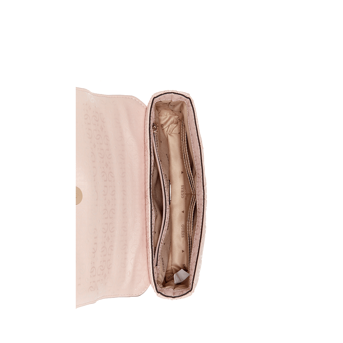 Guess Libby Flap Crossbody - light Rose - Metro Singapore Departmental Store - Celebrating 69 Years in SG