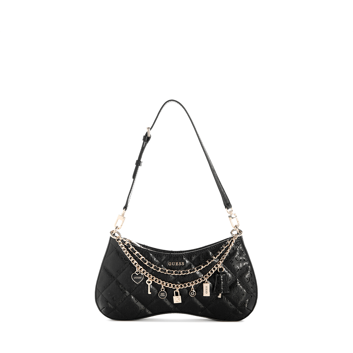 Guess Libby Shoulder Bag - Black - Metro Singapore Departmental Store - Celebrating 69 Years in SG