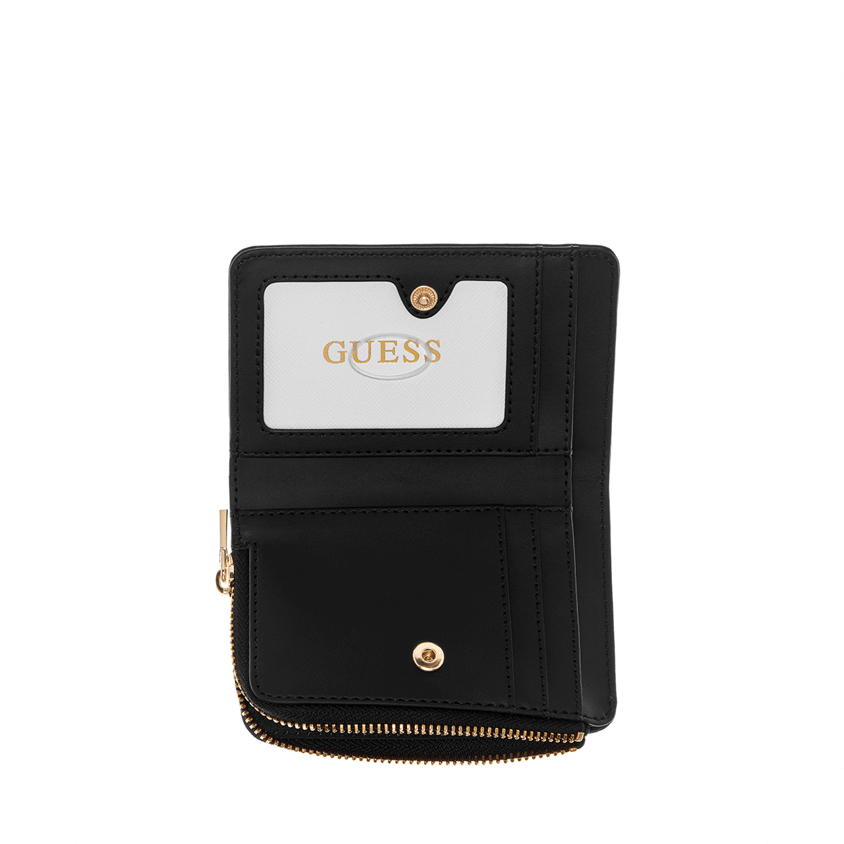 Guess Libby Slg ZIP Around Card Case - black - Metro Singapore Departmental Store - Celebrating 69 Years in SG