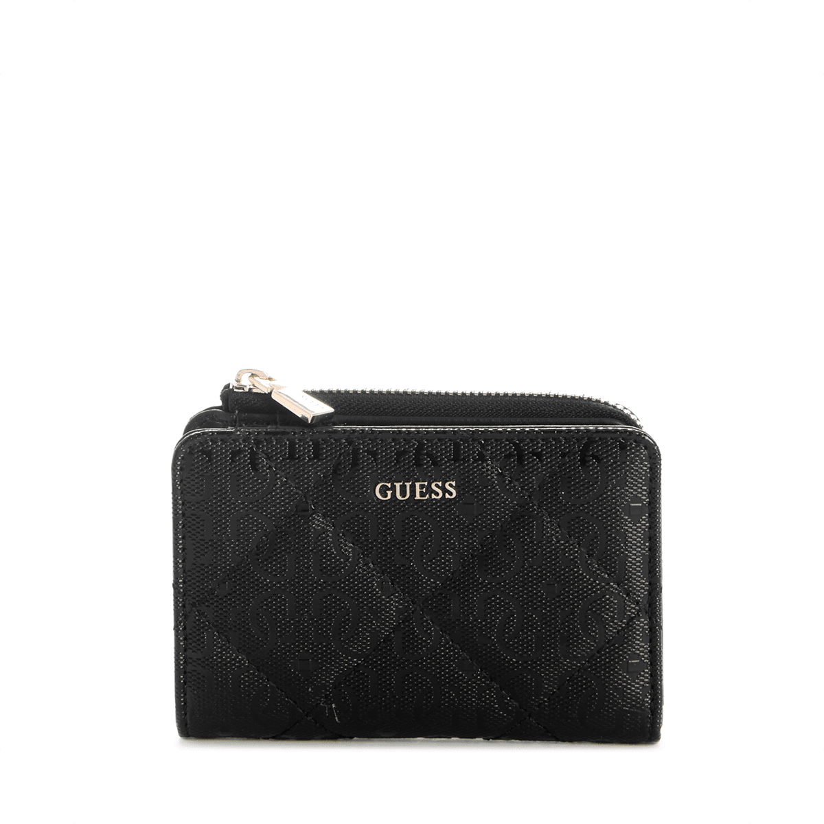 Guess Libby Slg ZIP Around Card Case - black - Metro Singapore Departmental Store - Celebrating 69 Years in SG
