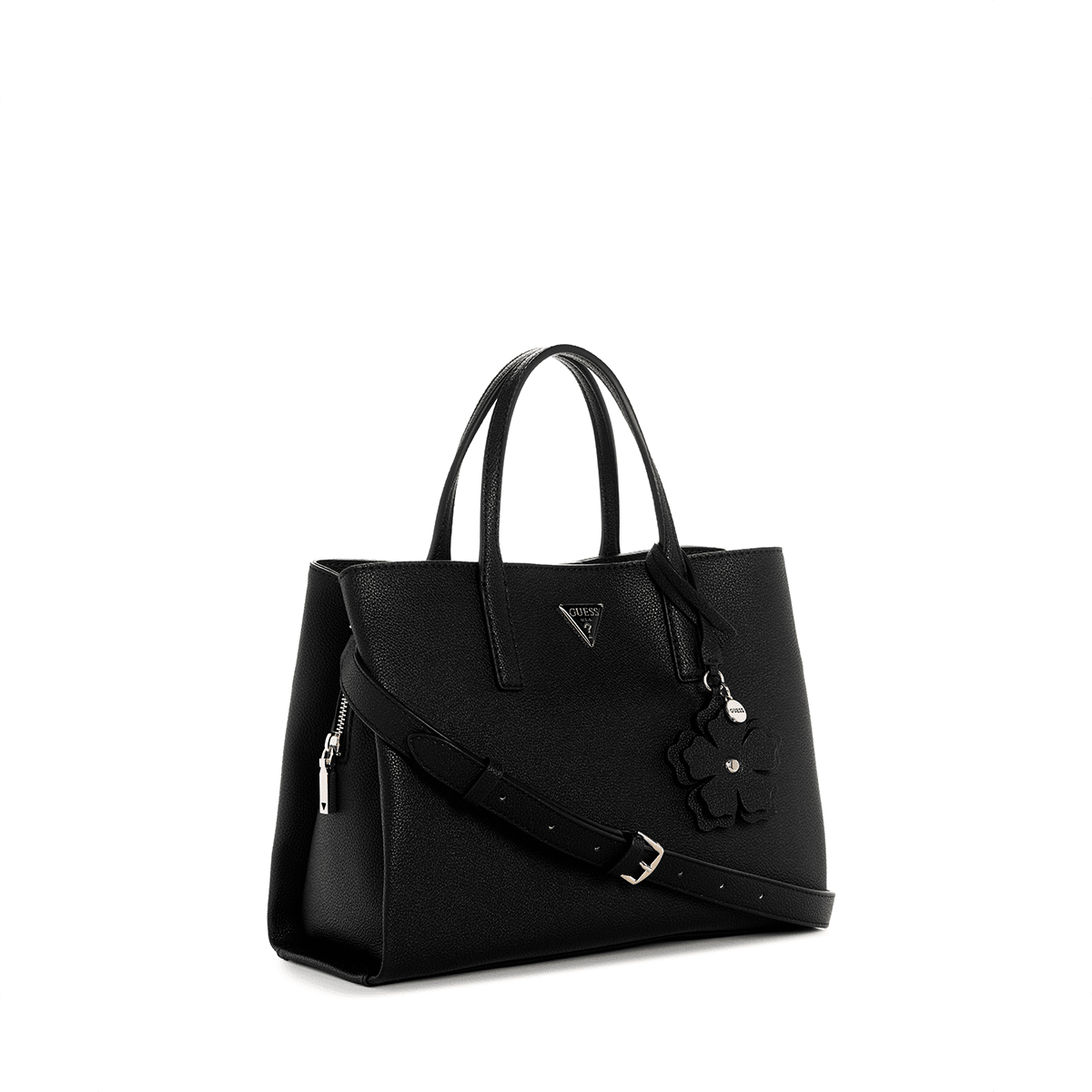 Guess Lucci Girlfriend Satchel - black - Metro Singapore Departmental Store - Celebrating 69 Years in SG