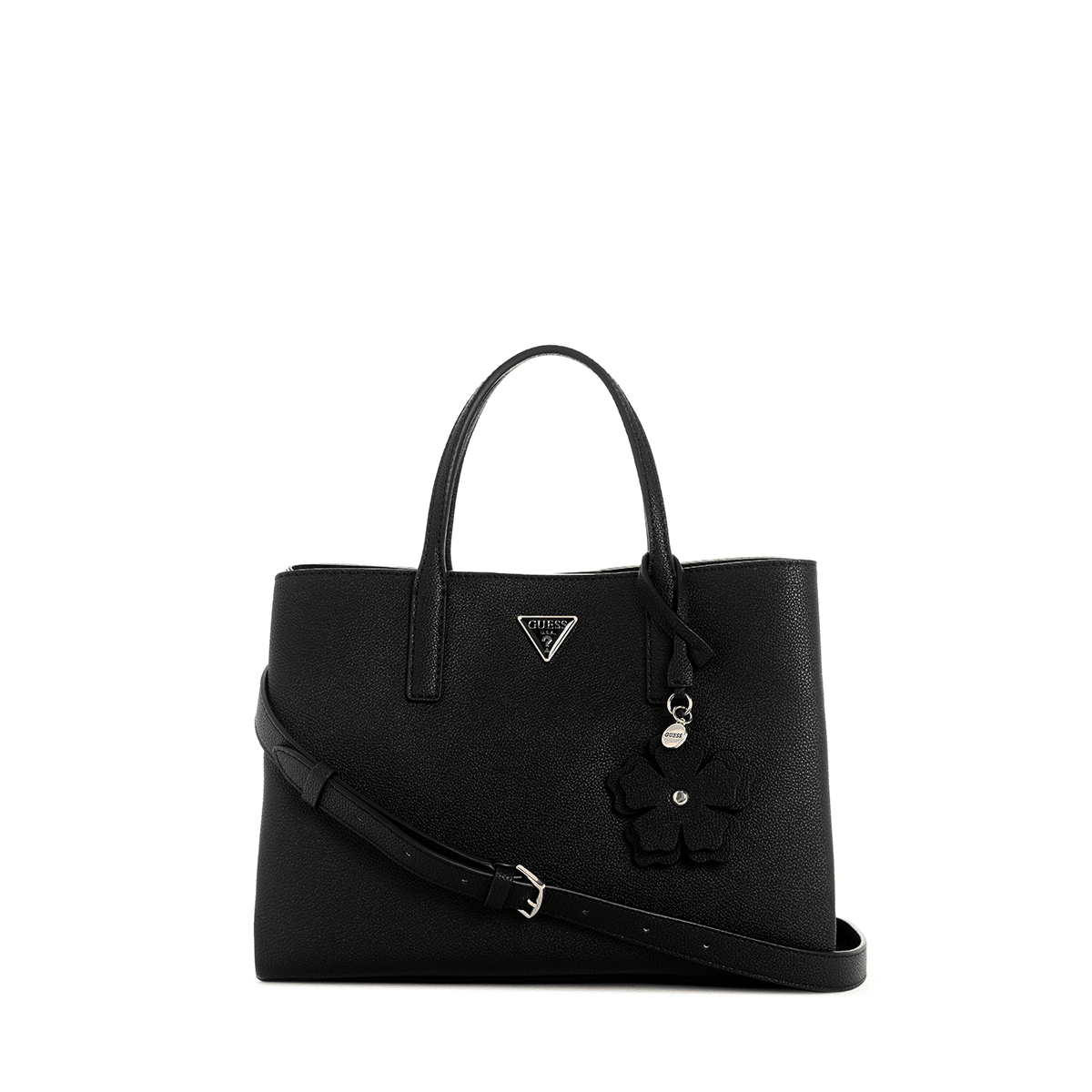 Guess Lucci Girlfriend Satchel - black - Metro Singapore Departmental Store - Celebrating 69 Years in SG