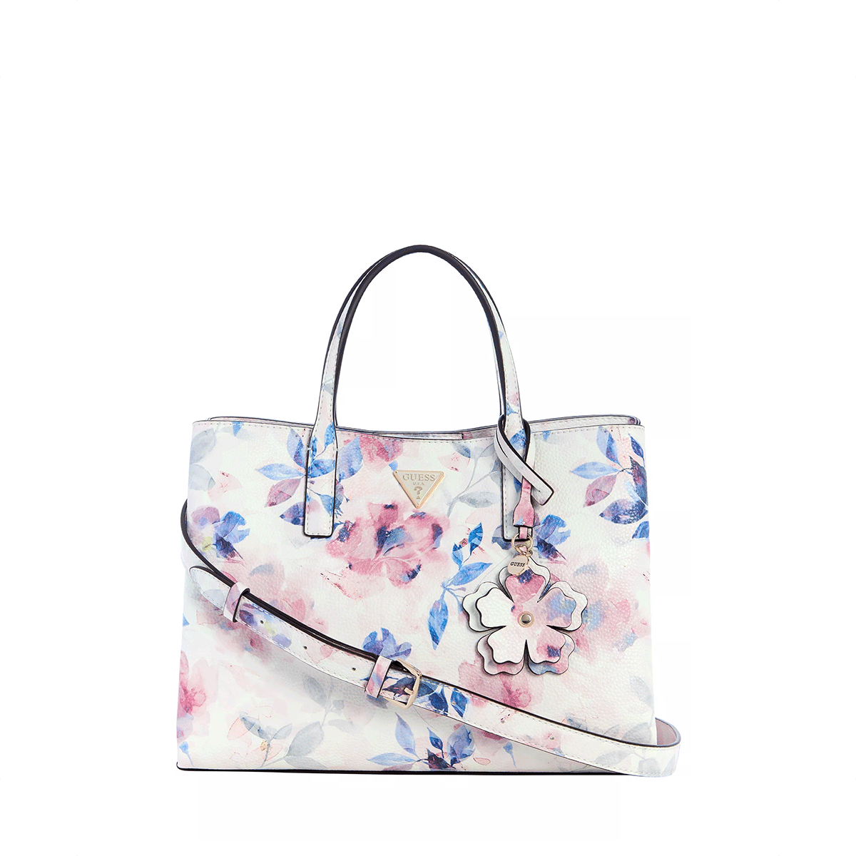 Guess Lucci Girlfriend Satchel - floral Multi - Metro Singapore Departmental Store - Celebrating 69 Years in SG