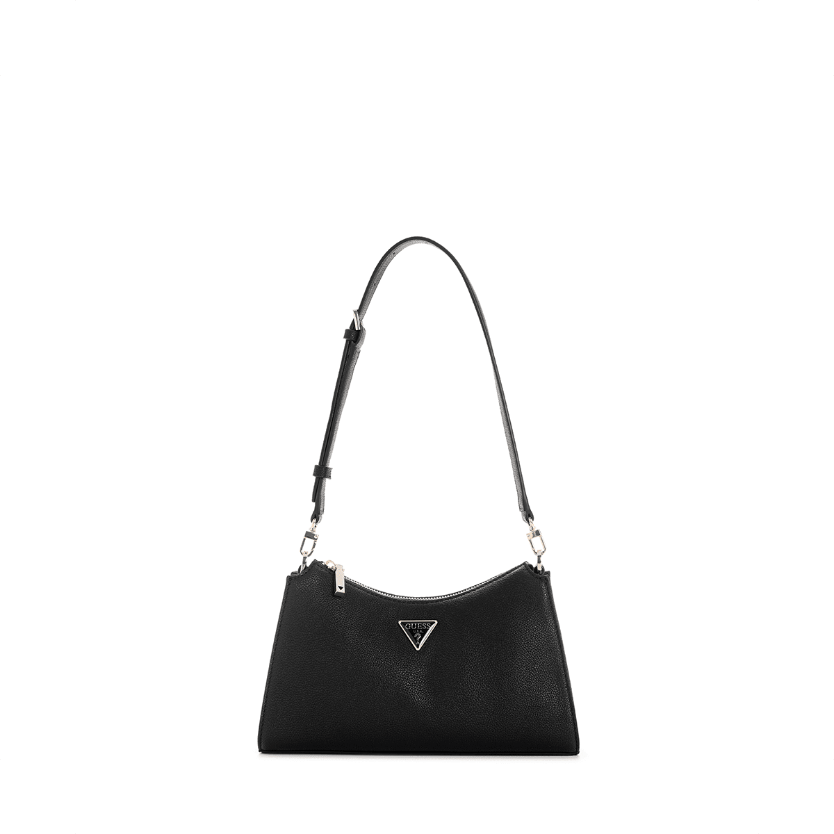 Guess Lucci Top ZIP Shoulder Bag - black - Metro Singapore Departmental Store - Celebrating 69 Years in SG