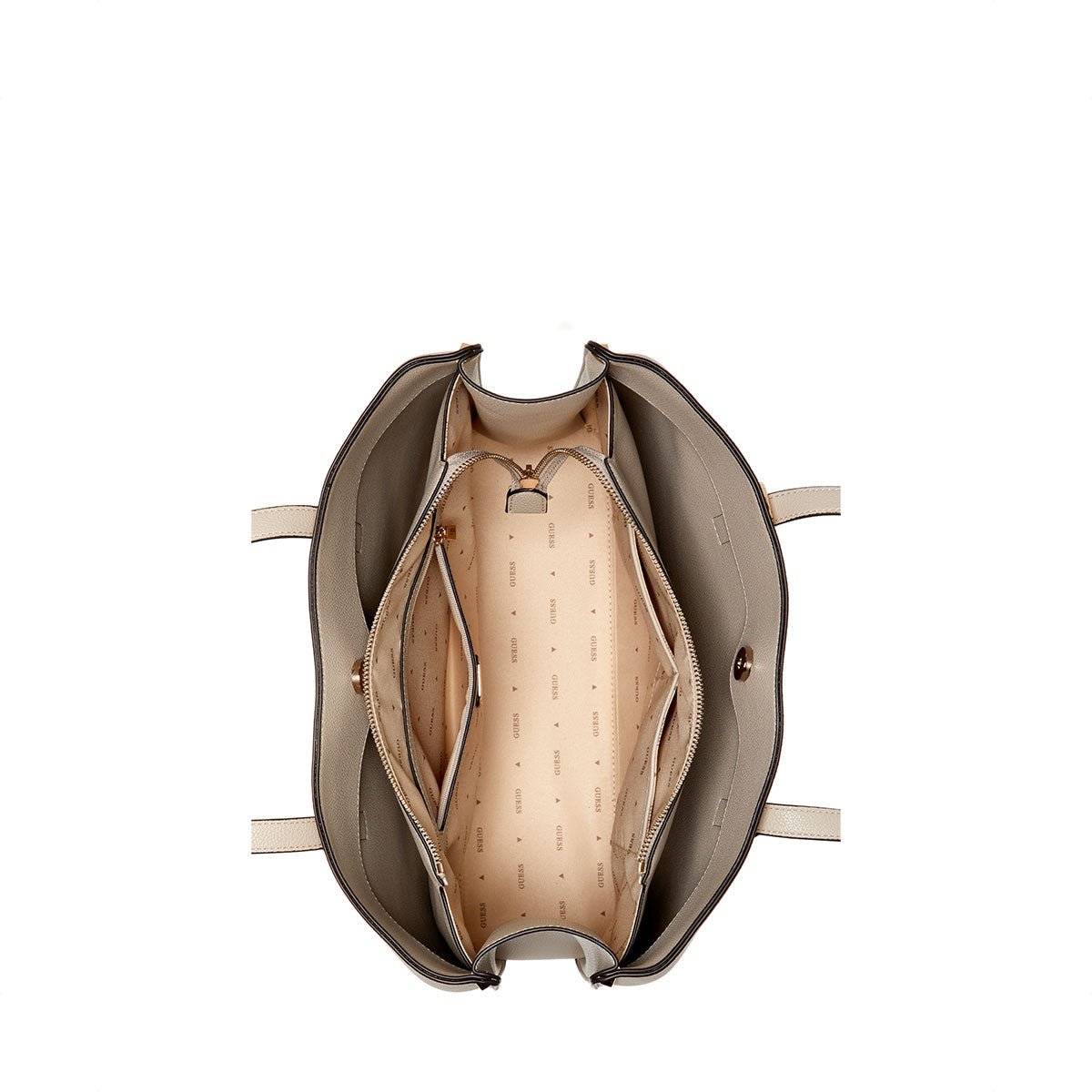 Guess Meridian II Girlfriend Tote - Light Taupe - Metro Singapore Departmental Store - Celebrating 69 Years in SG