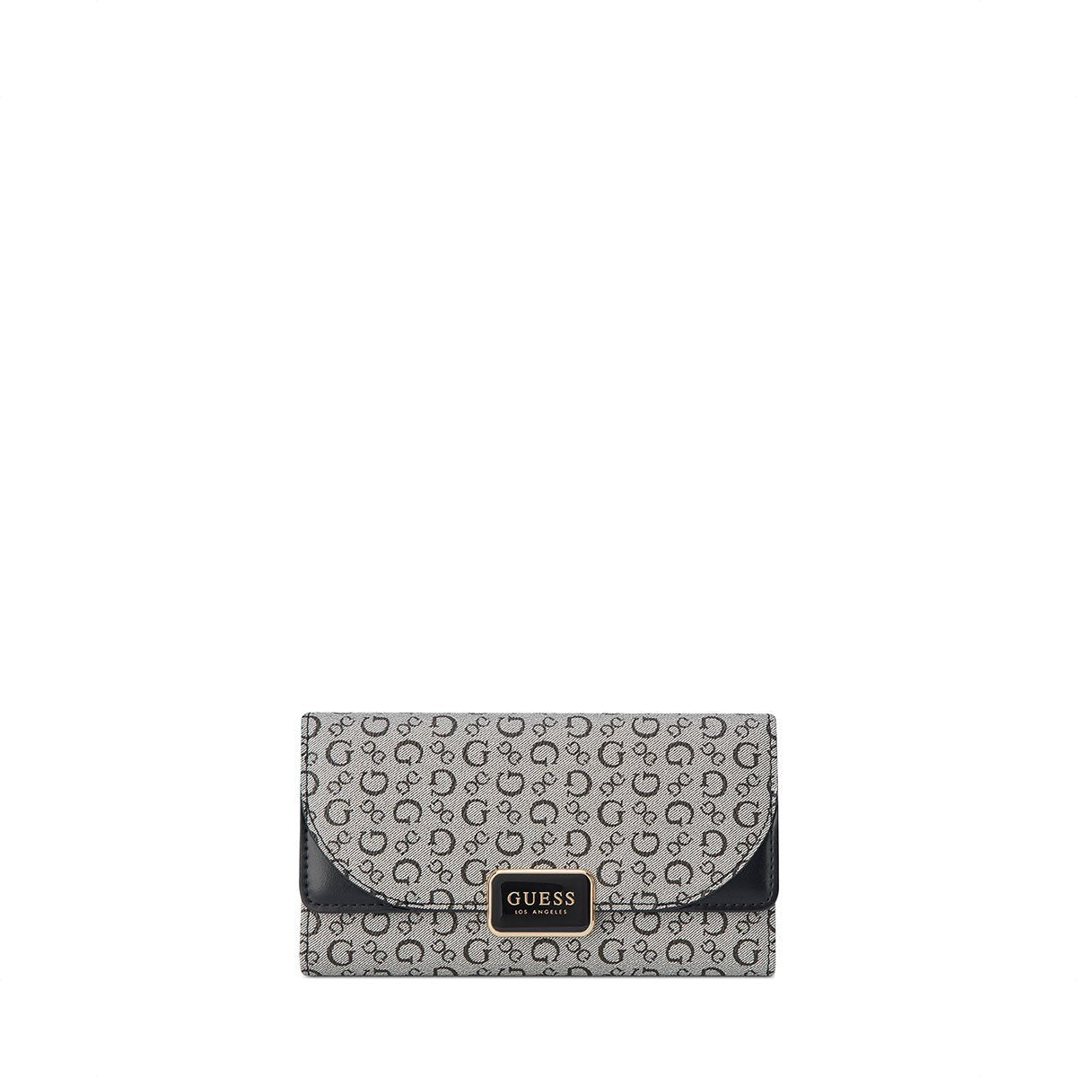 Guess Pandora SLG Slim Clutch - Black - Metro Singapore Departmental Store - Celebrating 69 Years in SG