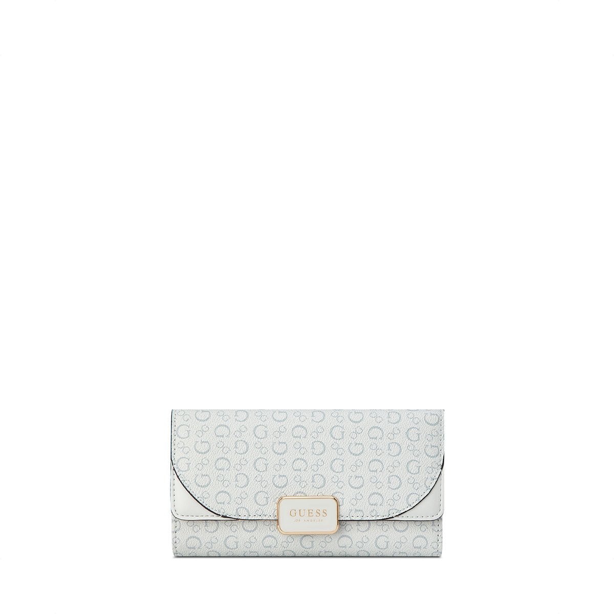 Guess Pandora SLG Slim Clutch - Powder Blue - Metro Singapore Departmental Store - Celebrating 69 Years in SG