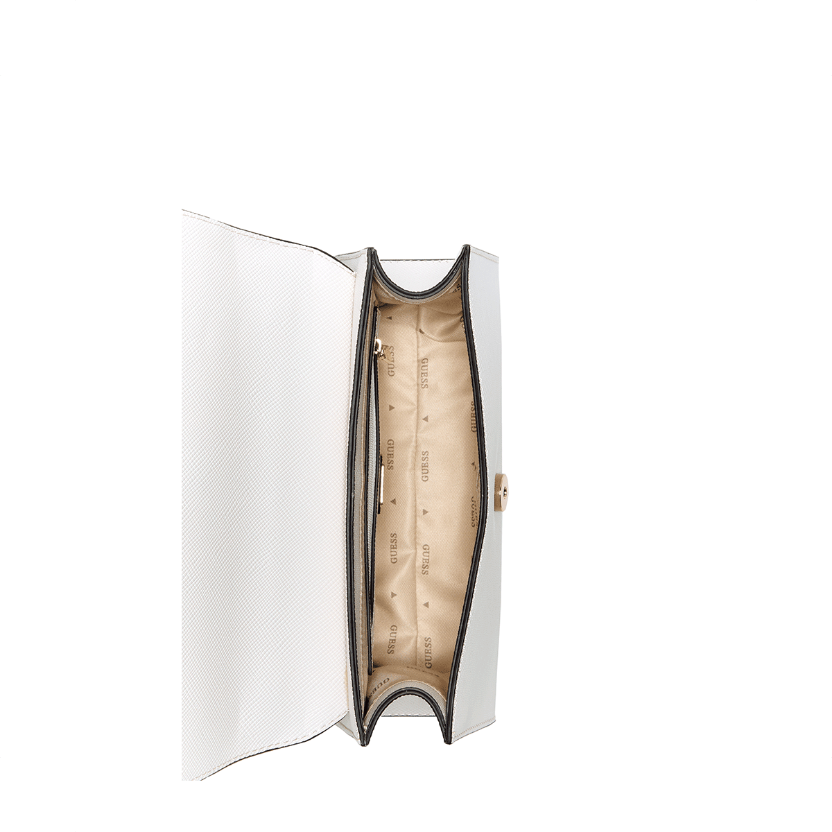 Guess Patsie Top Handle Flap - off White - Metro Singapore Departmental Store - Celebrating 69 Years in SG