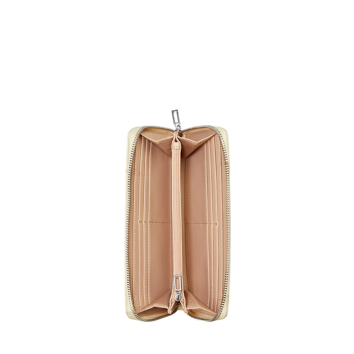 Guess Remy SLG Large Zip Around - Buttercream - Metro Singapore Departmental Store - Celebrating 69 Years in SG