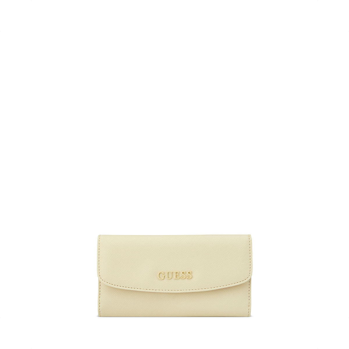 Guess Remy SLG Slim Clutch - Buttercream - Metro Singapore Departmental Store - Celebrating 69 Years in SG