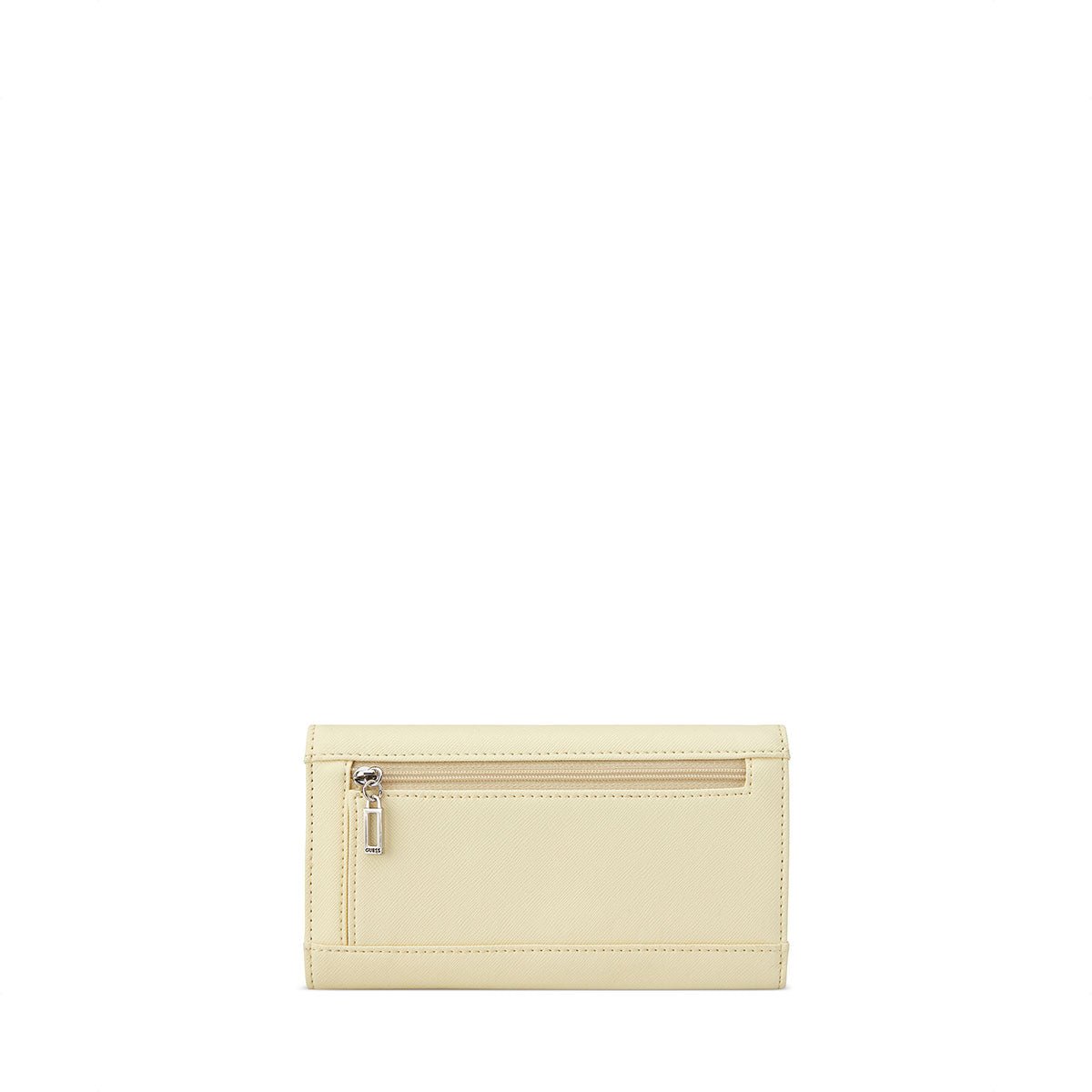 Guess Remy SLG Slim Clutch - Buttercream - Metro Singapore Departmental Store - Celebrating 69 Years in SG