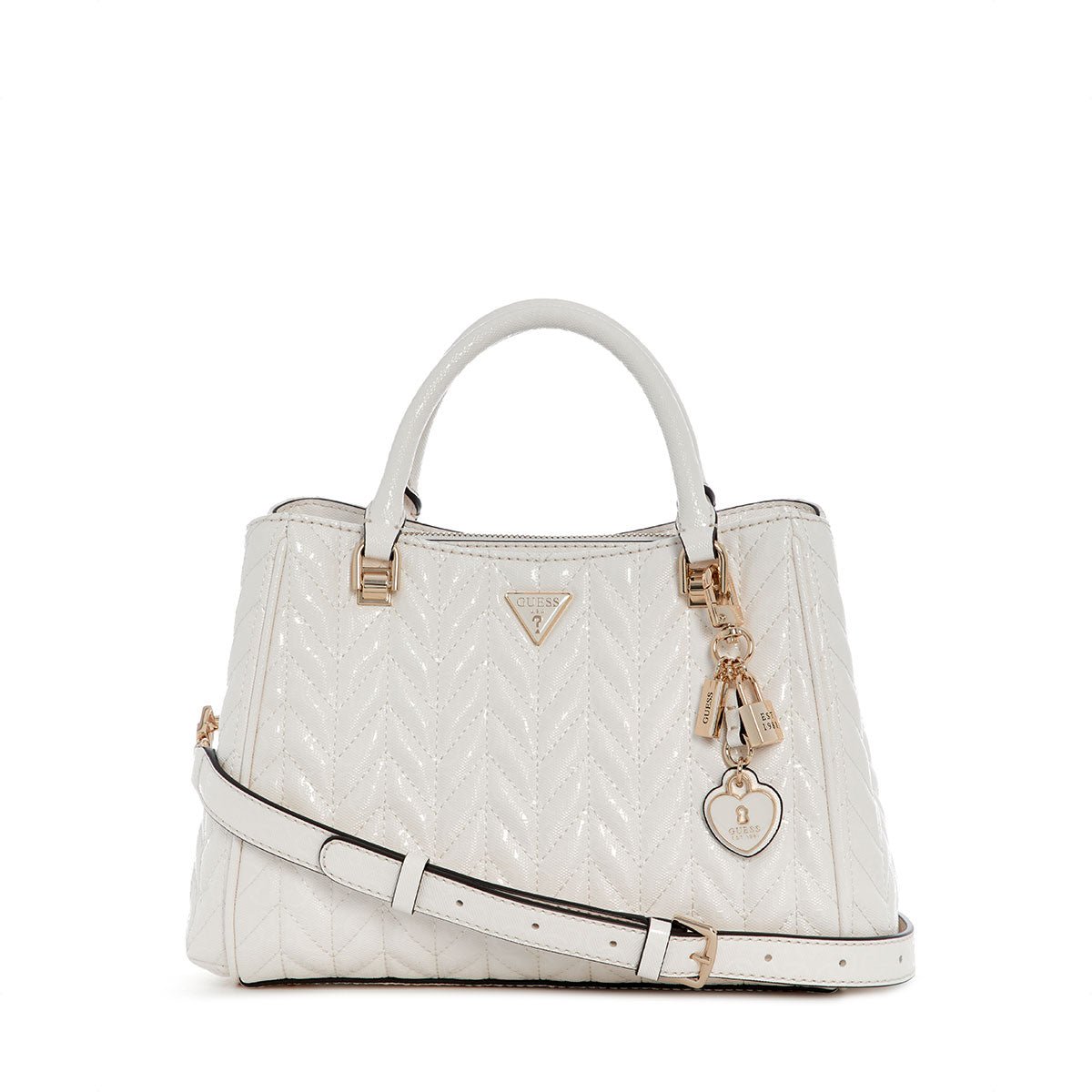 Guess Stacey Girlfriend Satchel - Off White - Metro Singapore Departmental Store - Celebrating 69 Years in SG