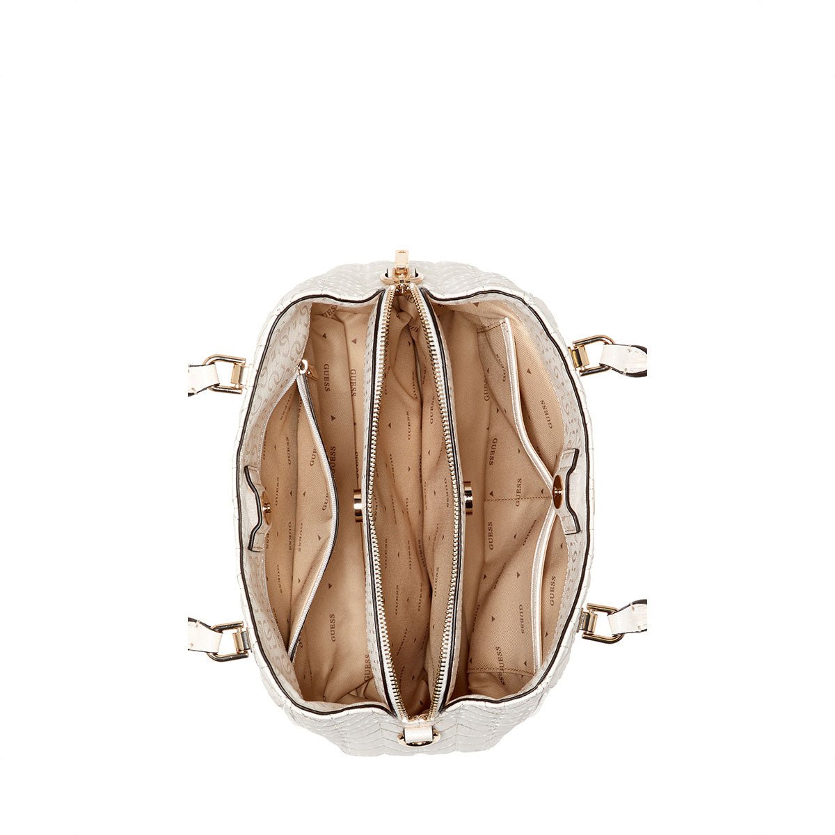 Guess Stacey Girlfriend Satchel - Off White - Metro Singapore Departmental Store - Celebrating 69 Years in SG