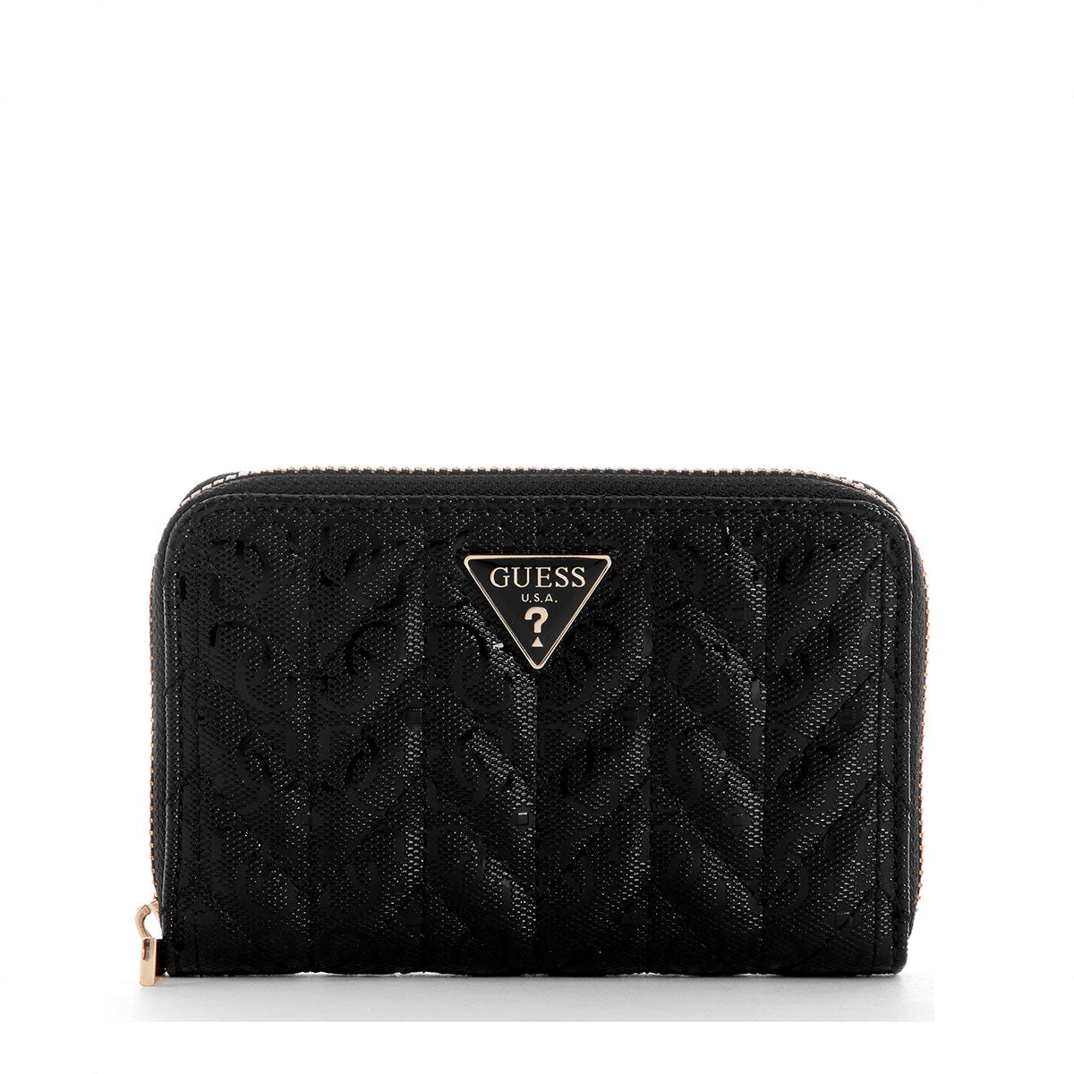 Guess Stacey SLG Medium Zip Around - Black - Metro Singapore Departmental Store - Celebrating 69 Years in SG