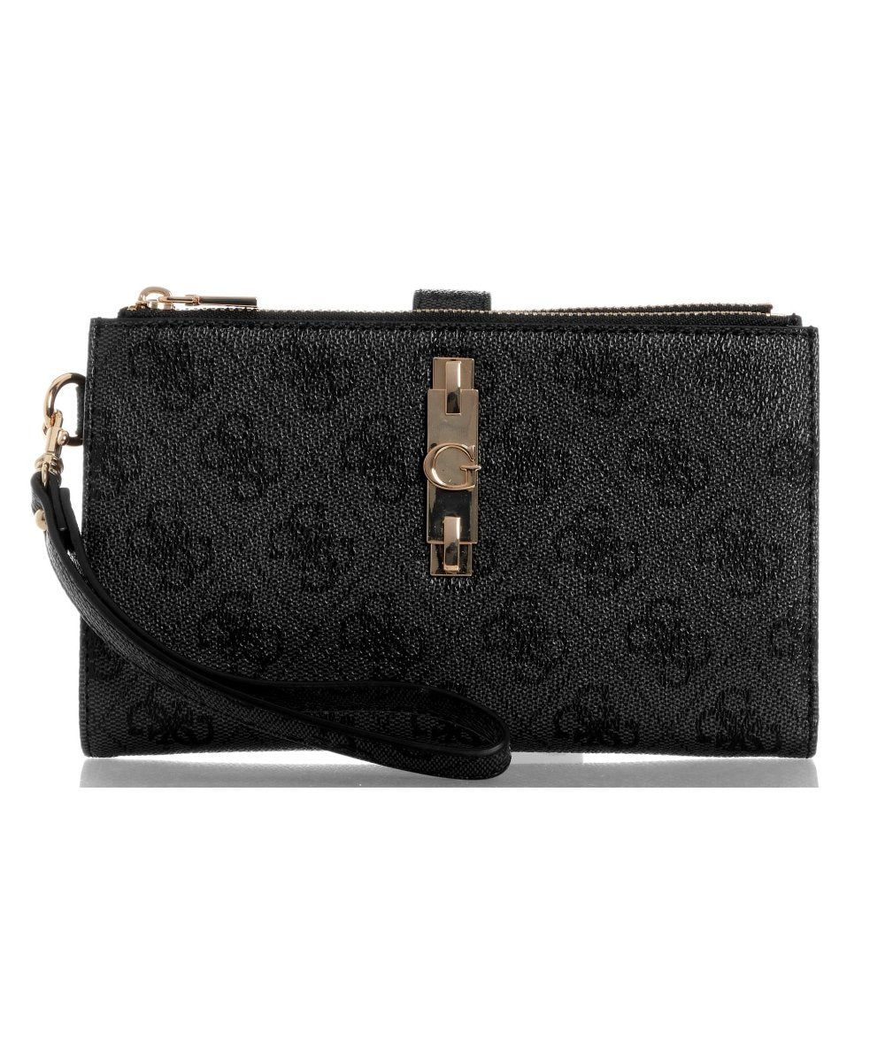 Guess Yvonne Logo SLG Double Zip Organiser - Metro Singapore Departmental Store - Celebrating 69 Years in SG