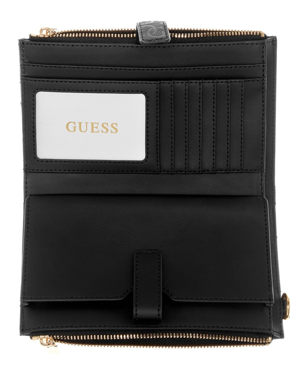 Guess Yvonne Logo SLG Double Zip Organiser - Metro Singapore Departmental Store - Celebrating 69 Years in SG