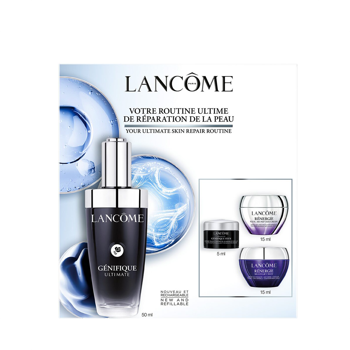 Lancome Génifique Ultimate Serum 50ml Routine Set