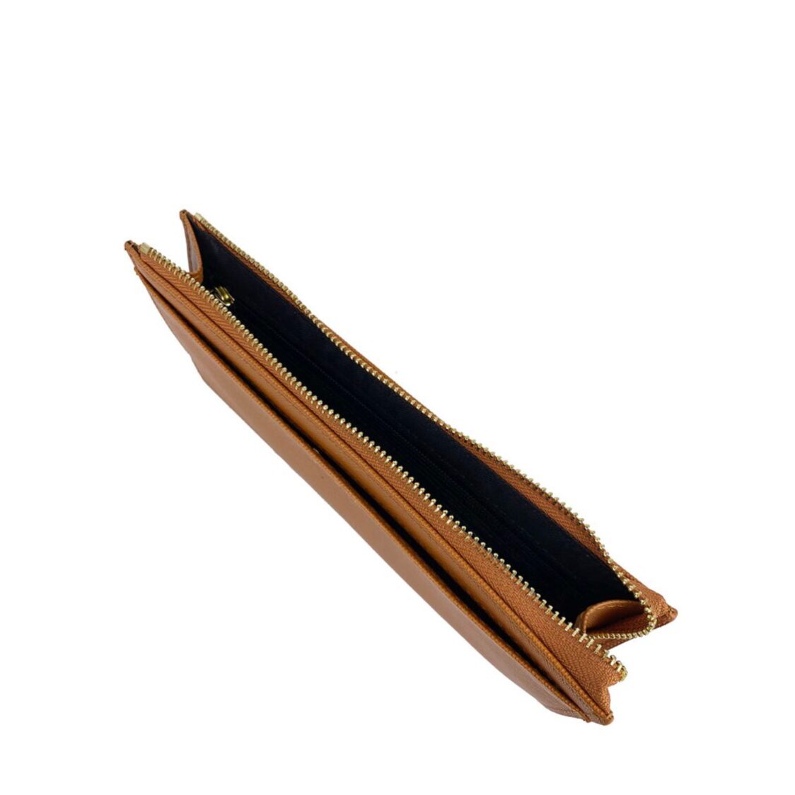 Mel&Co Saffiano-Effect Slim Long Wallet