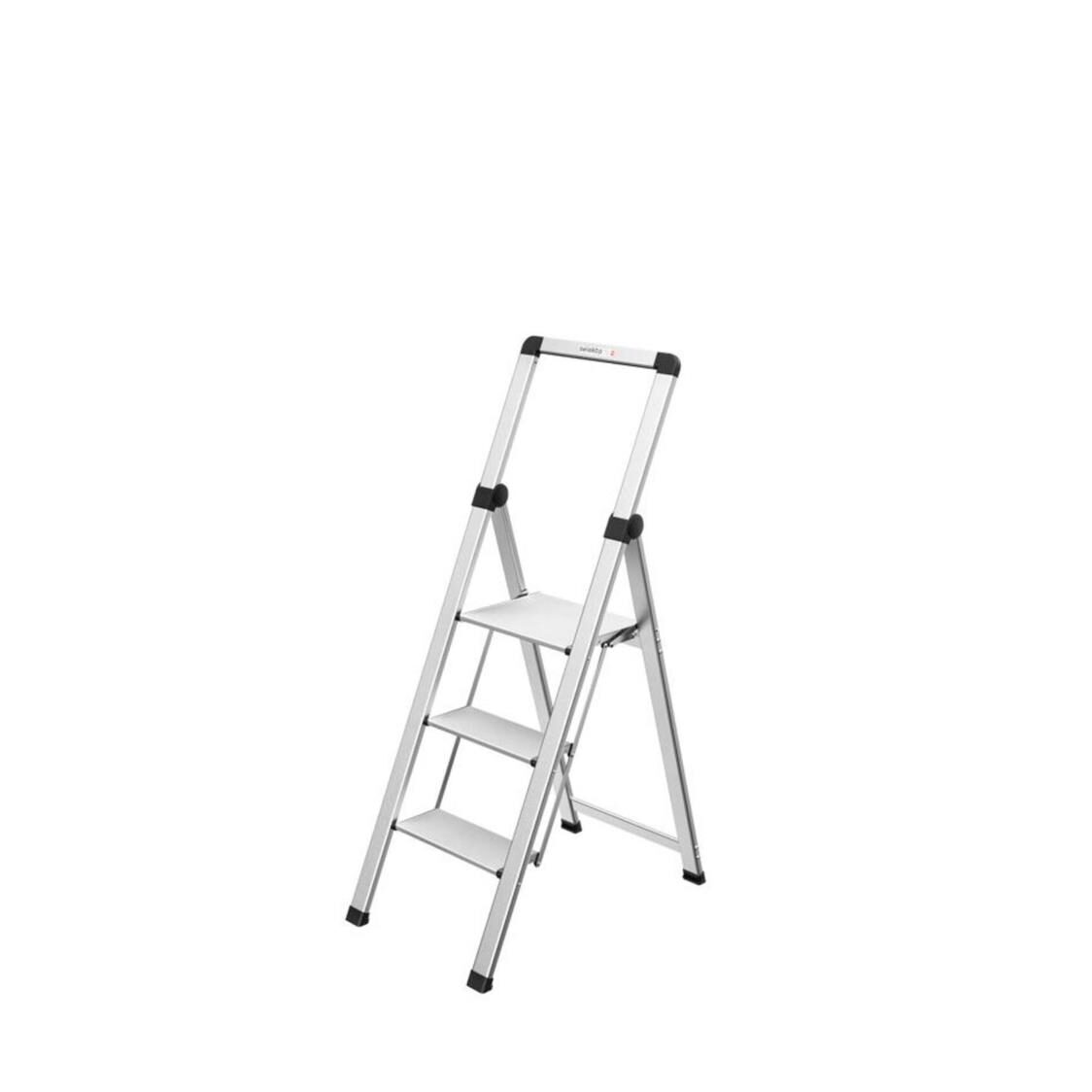 Hailo DK40 Basicline Stool White Ladder - Metro Singapore Departmental Store - Celebrating 69 Years in SG