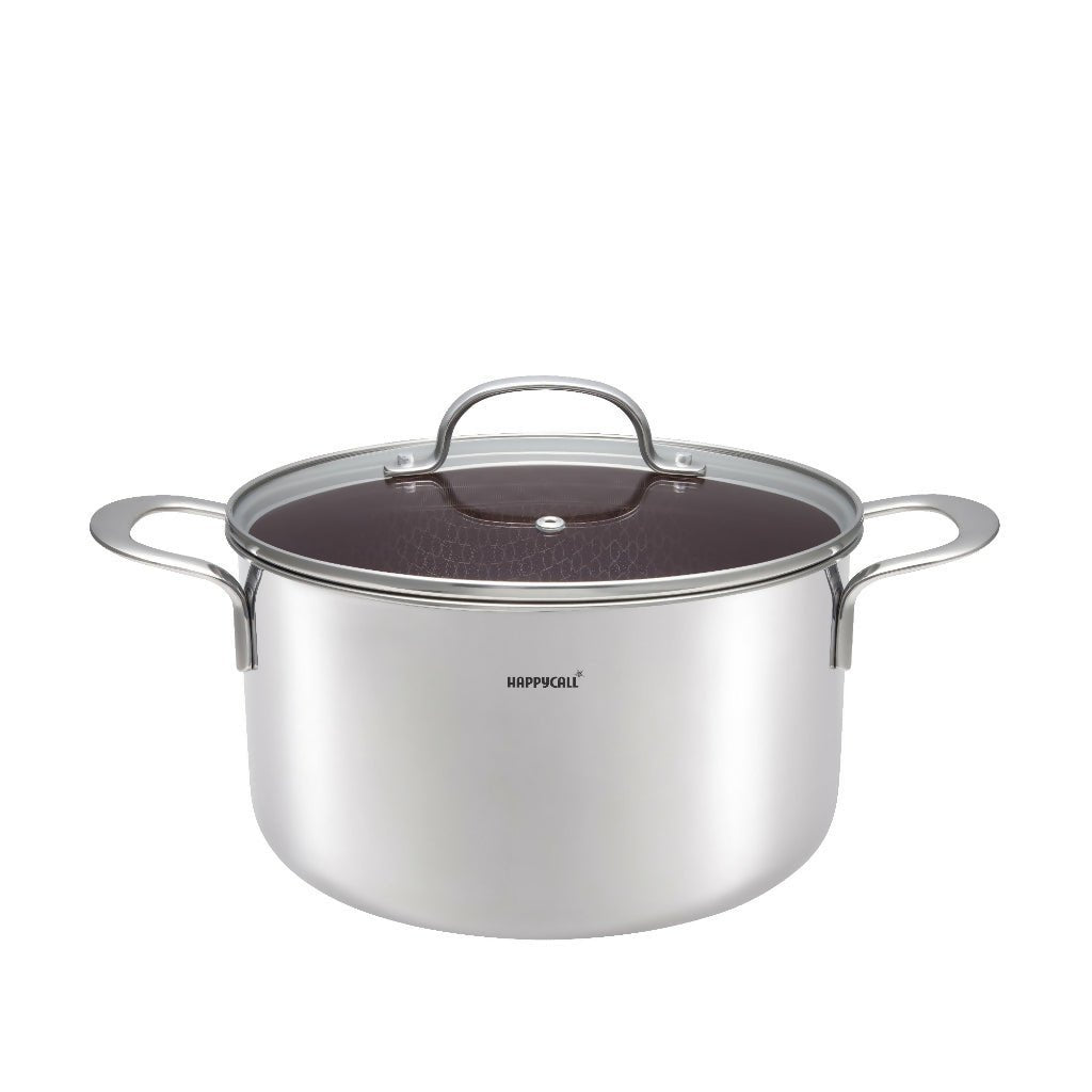 Happycall Etching Armor 24cm Stock Pot (4003-1236) - Metro Singapore Departmental Store - Celebrating 69 Years in SG