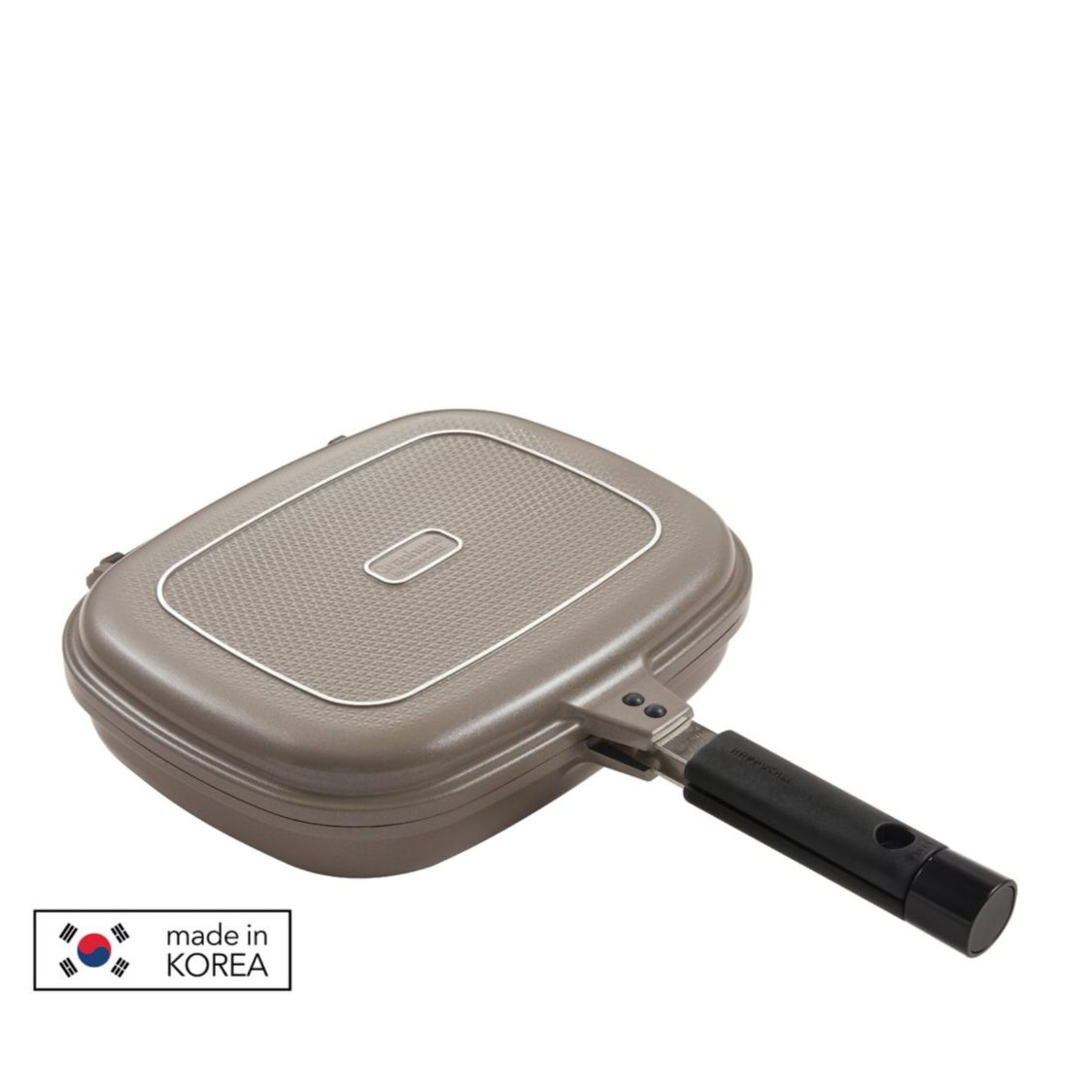 Happycall Impact Graphene Double Pan - Jumbo Mud Beige (3002 - 0138) - Metro Singapore Departmental Store - Celebrating 69 Years in SG