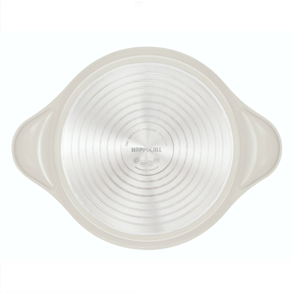Happycall Onde IH 24cm/2.8L Die Cast Saute Pan – Ivory (4003 - 1232) - Metro Singapore Departmental Store - Celebrating 69 Years in SG
