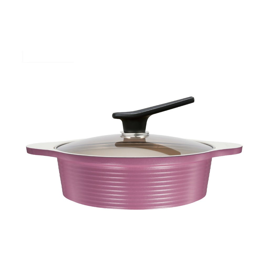 Happycall Onde IH 24cm/2.8L Die Cast Saute Pan - Purple (4003 - 1228) - Metro Singapore Departmental Store - Celebrating 69 Years in SG