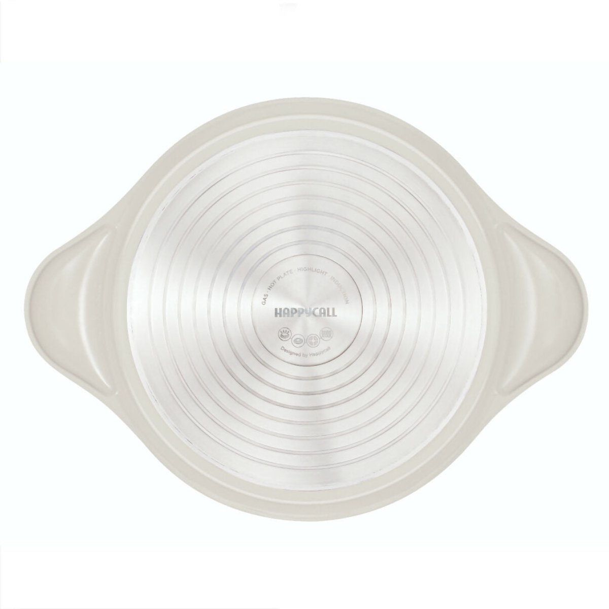 Happycall Onde IH Die Cast Stock Pot - Ivory - Metro Singapore Departmental Store - Celebrating 69 Years in SG