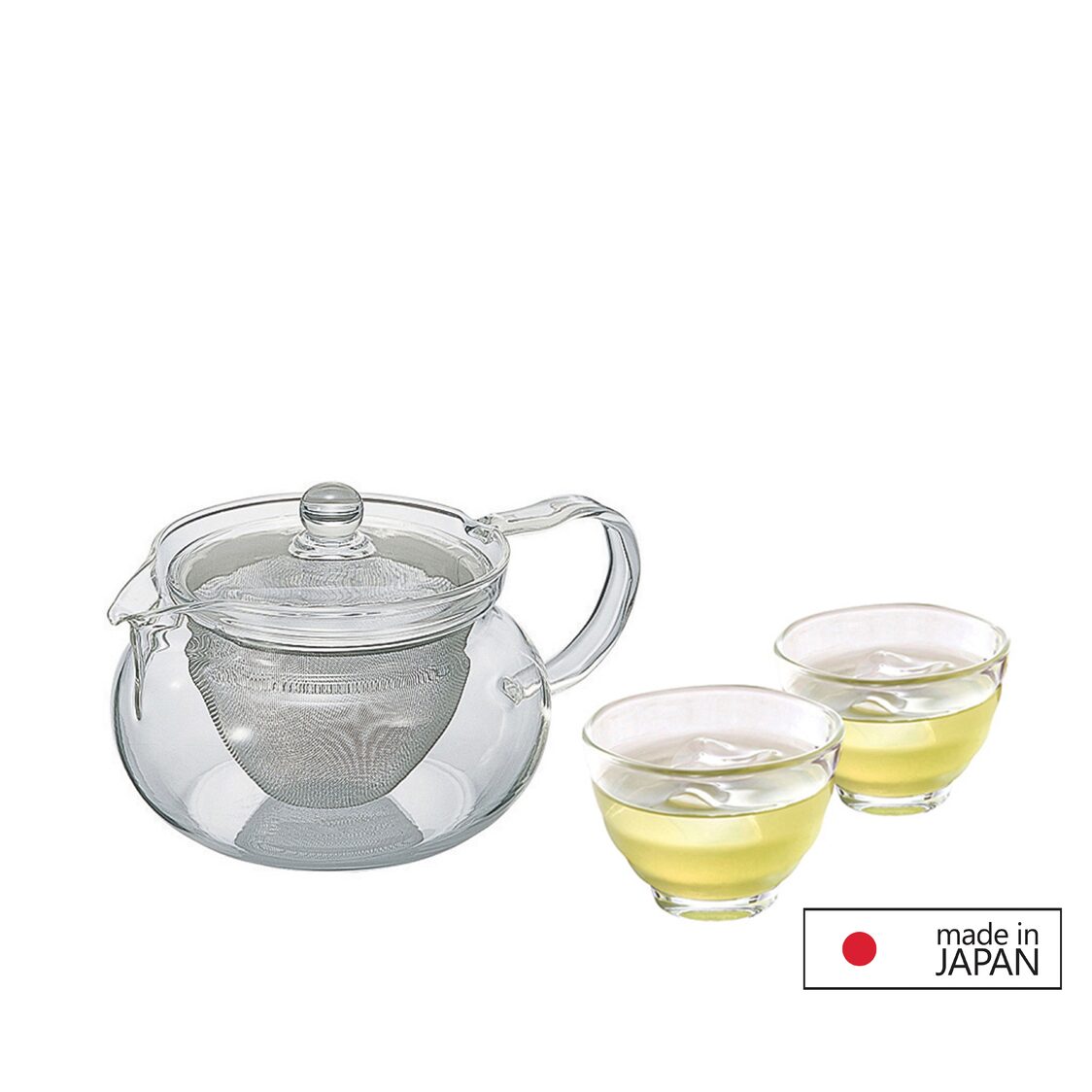 Hario 2 Cup "Cha Cha Kyusu" Tea Pot Set 450ml (CHJMN - HU - 2 - 18) - Metro Singapore Departmental Store - Celebrating 69 Years in SG